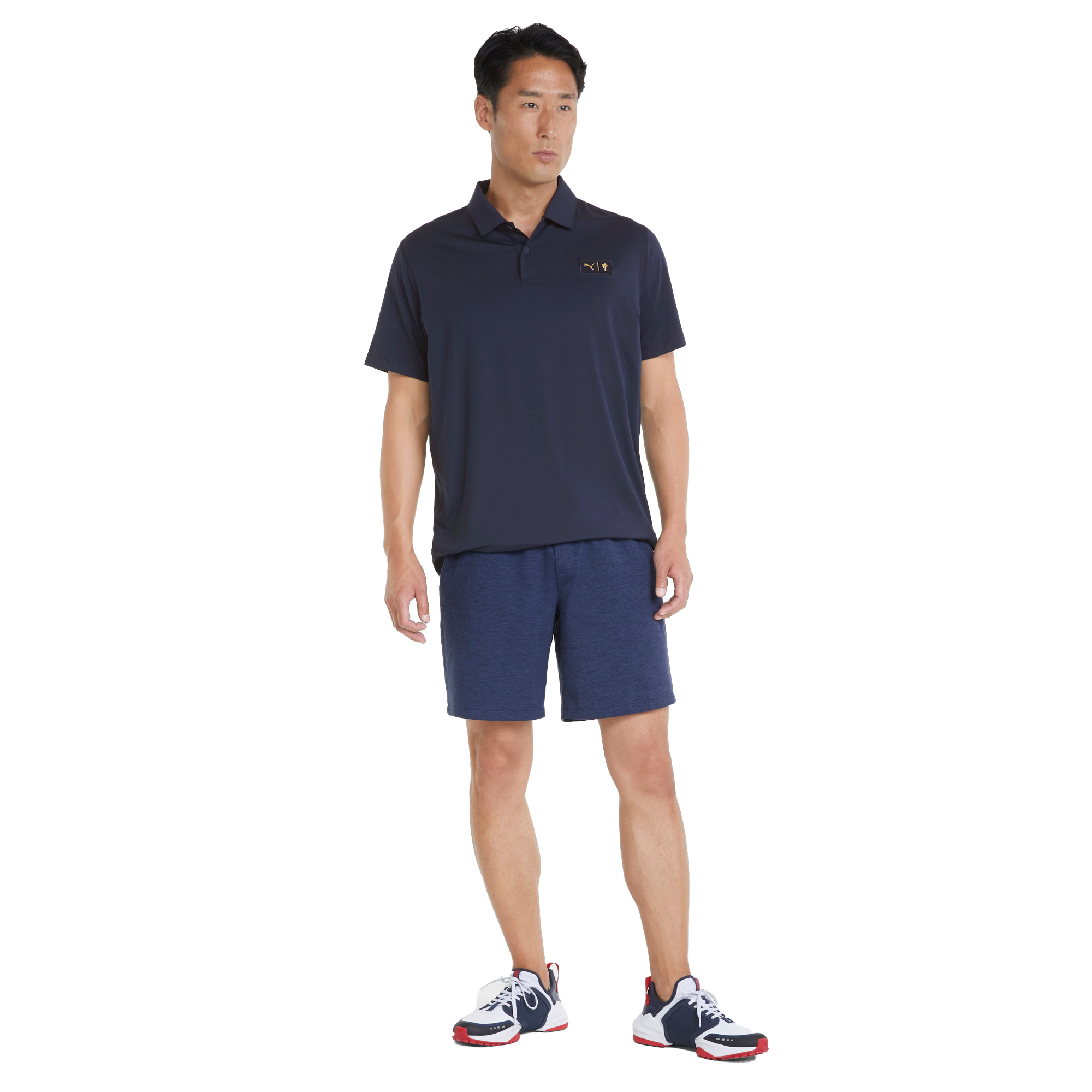 PUMA X PTC Men's Short Sleeve Golf Polo Shirt
