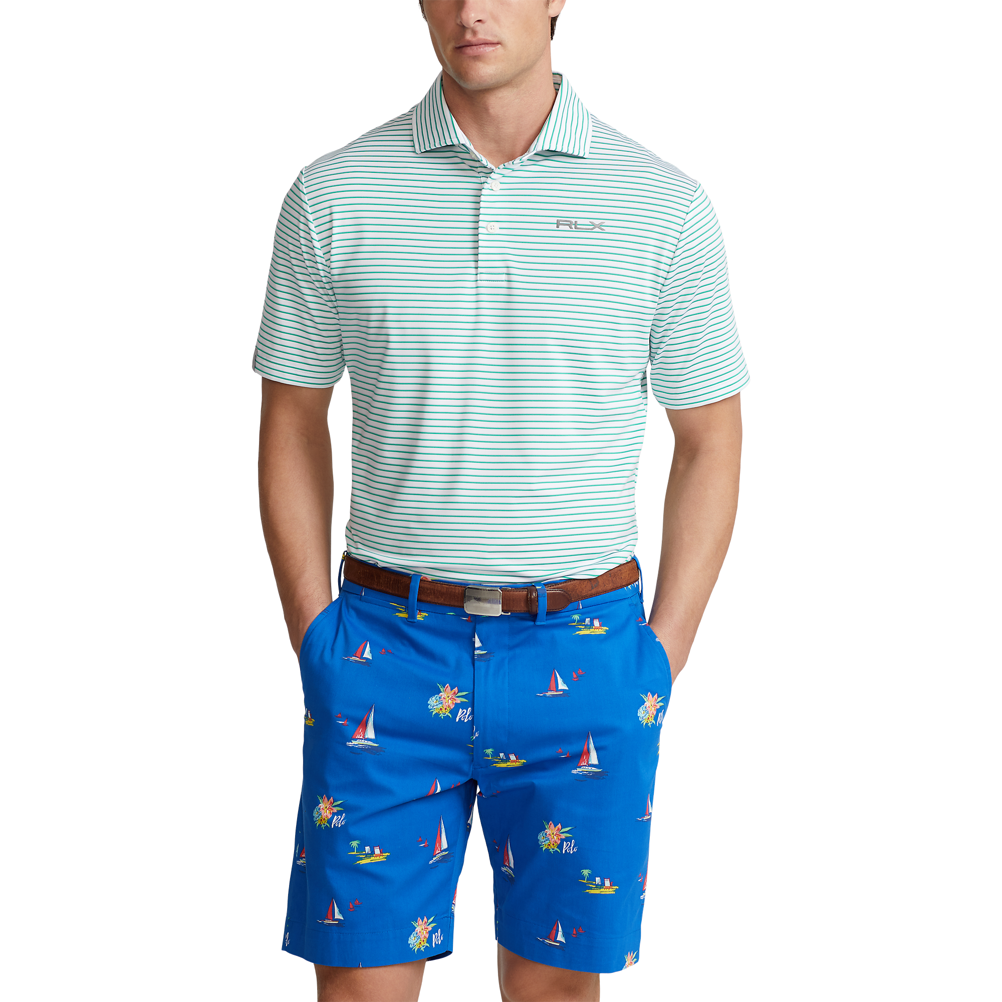 Classic Fit Performance Men's Short Sleeve Golf Polo Shirt