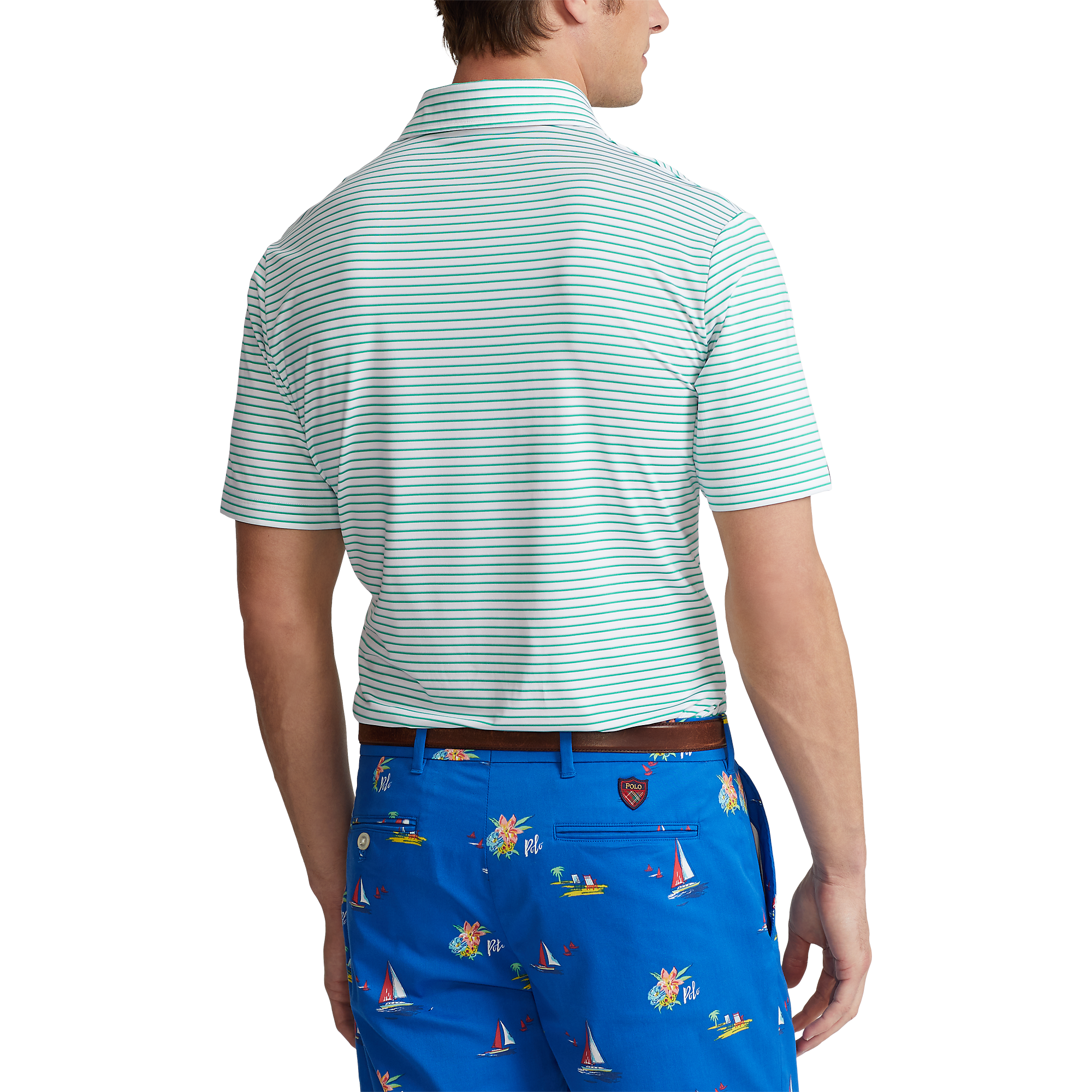 Classic Fit Performance Men's Short Sleeve Golf Polo Shirt