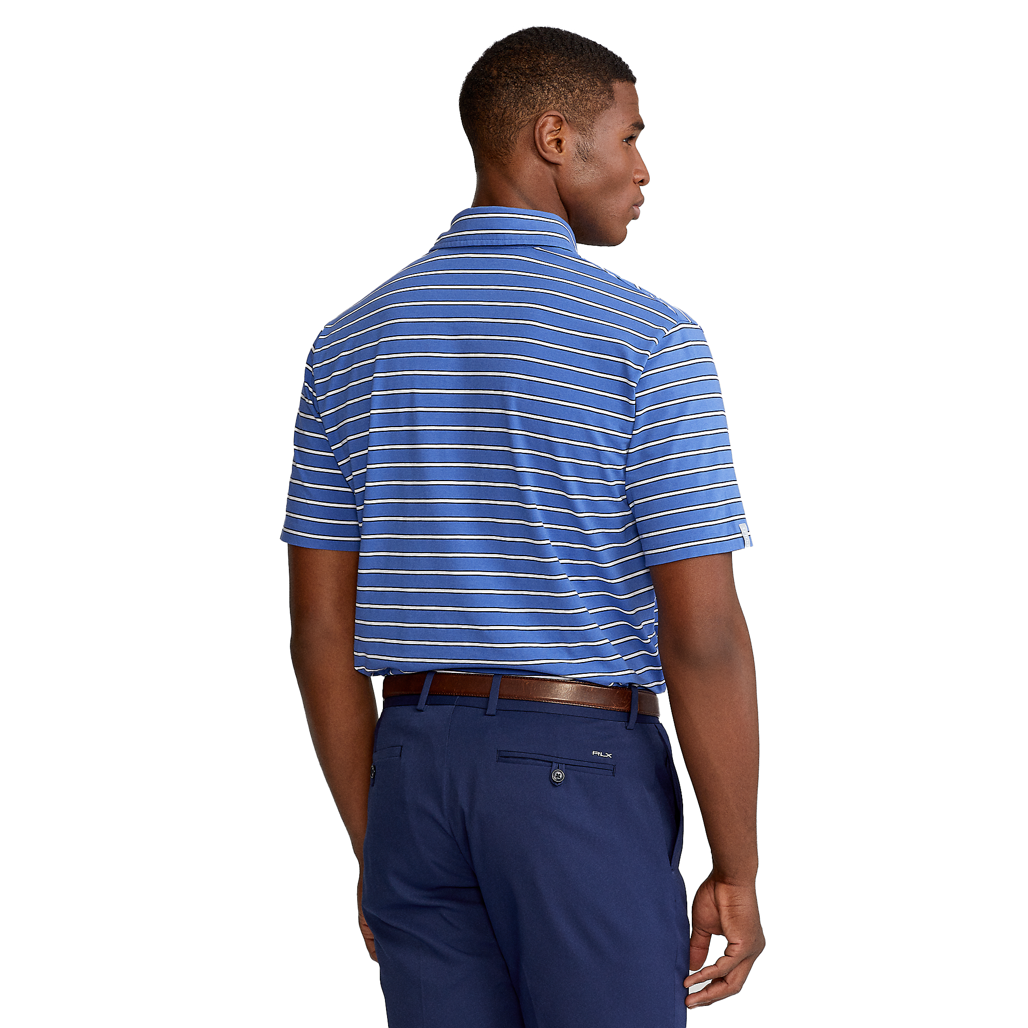 Classic Fit Stretch Lisle Men's Short Sleeve Golf Polo Shirt