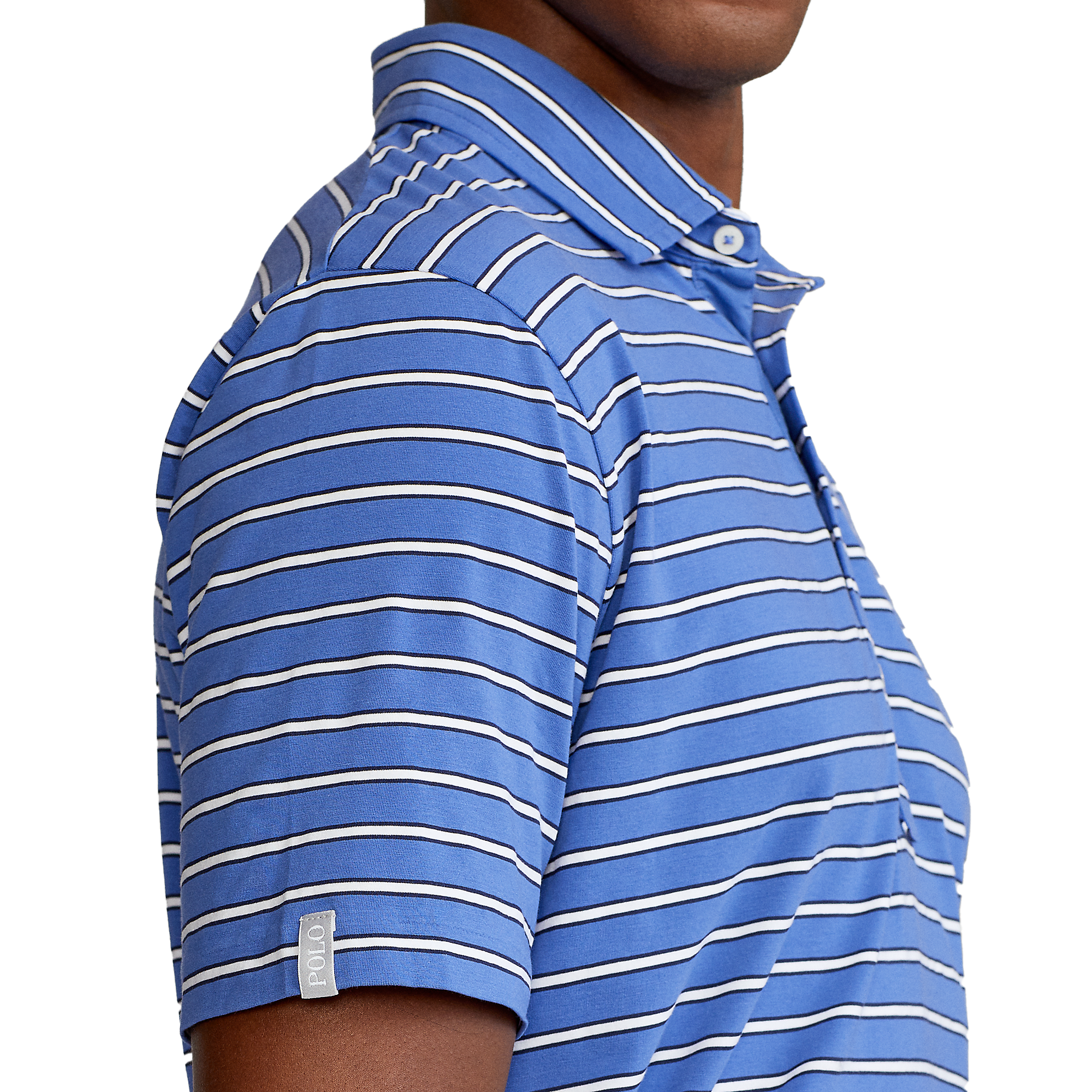 Classic Fit Stretch Lisle Men's Short Sleeve Golf Polo Shirt