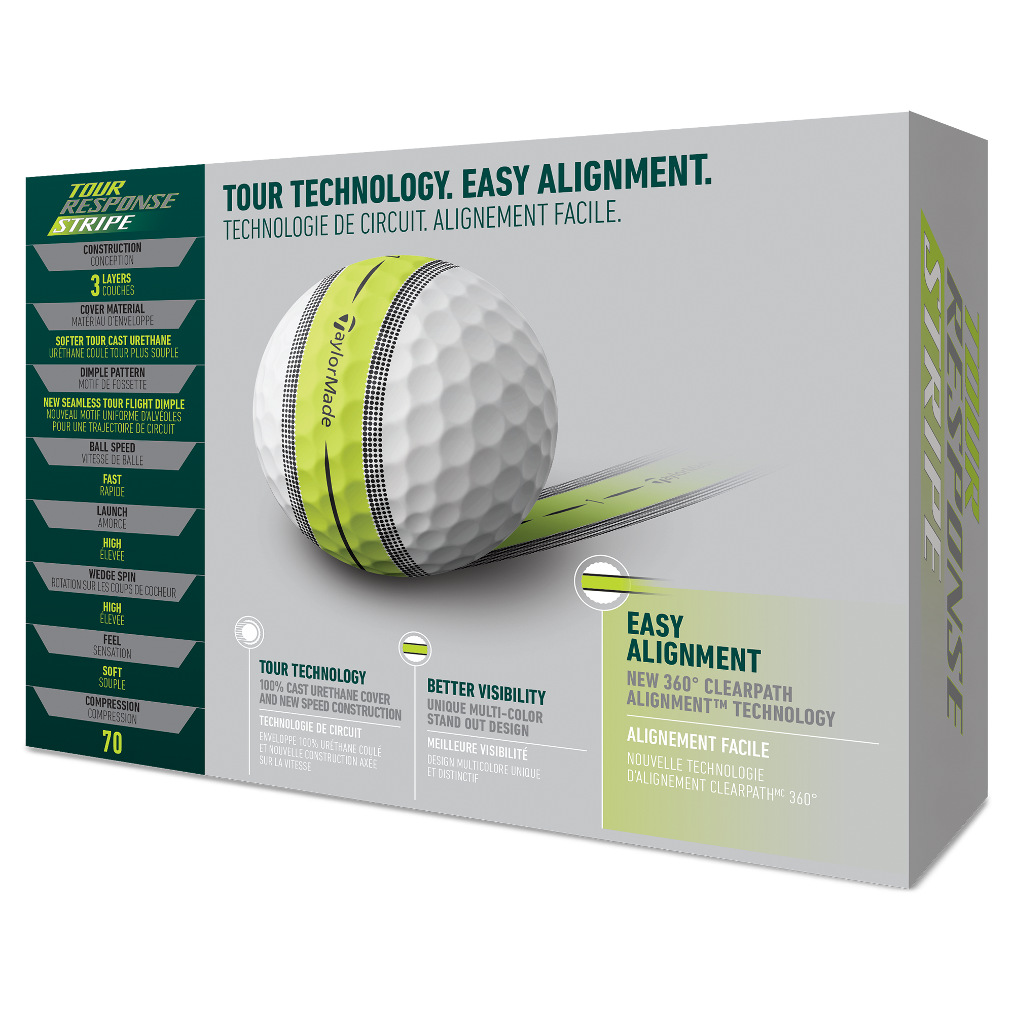 Tour Response Stripe Golf Balls