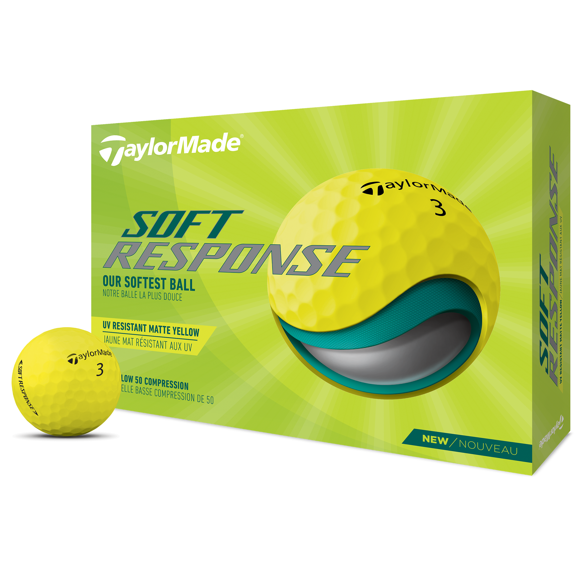Soft Response Golf Balls