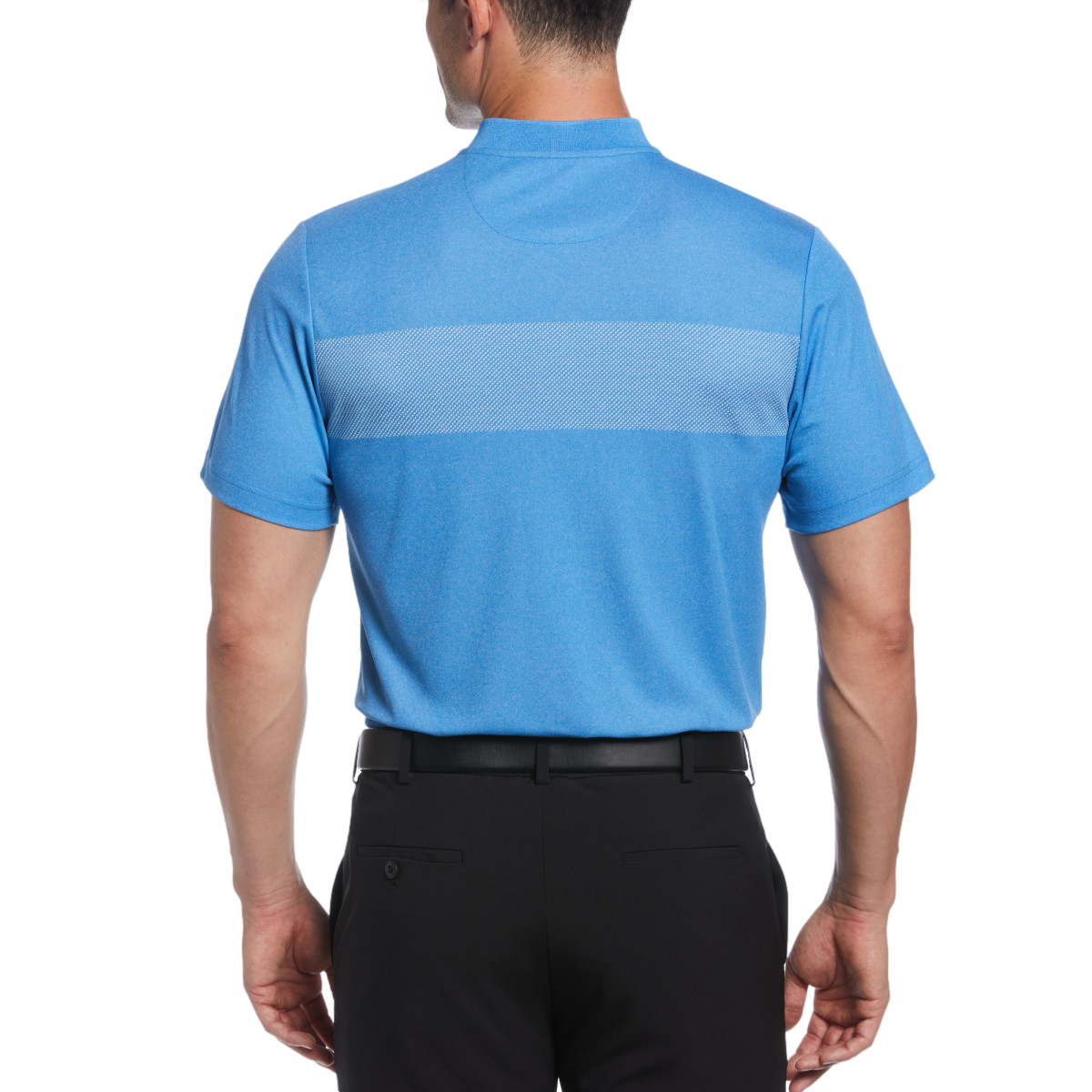 Printed Edge Men's Short Sleeve Golf Polo Shirt