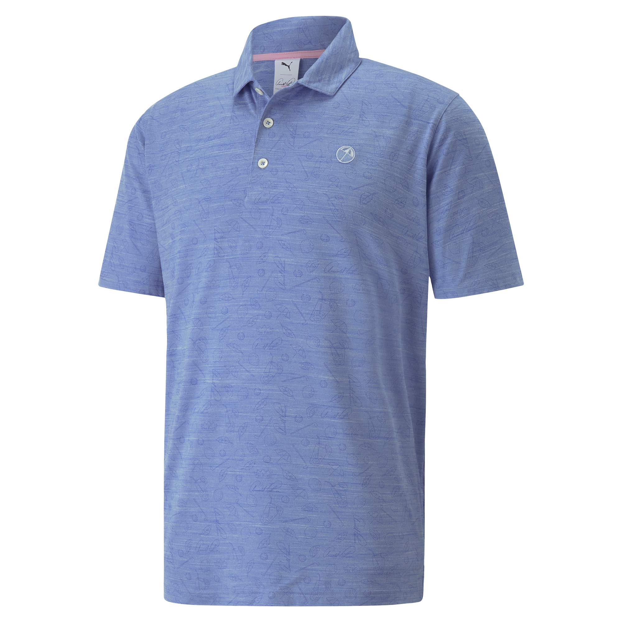 AP King Men's Short Sleeve Golf Polo Shirt