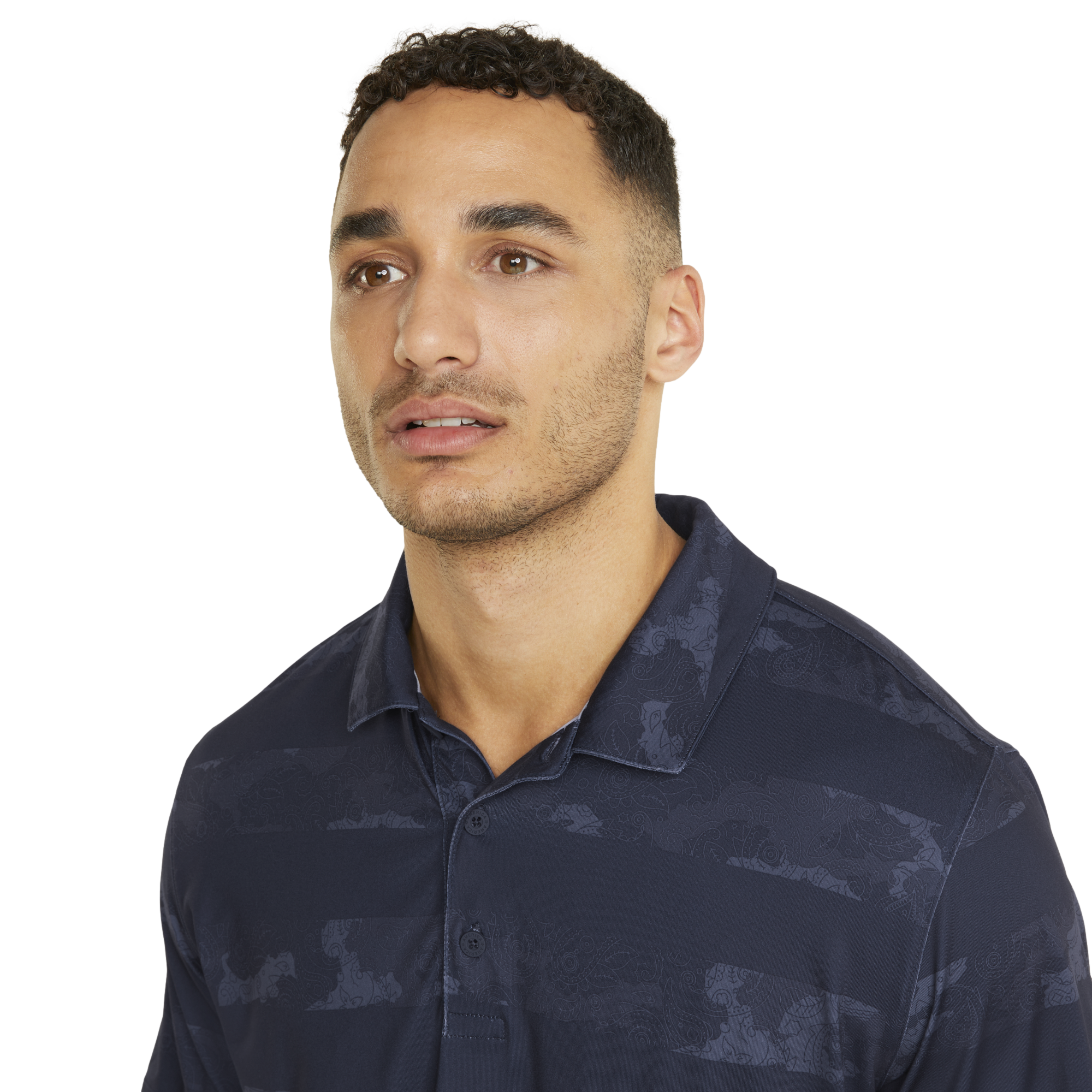 Volition Bandana Stripe Polo