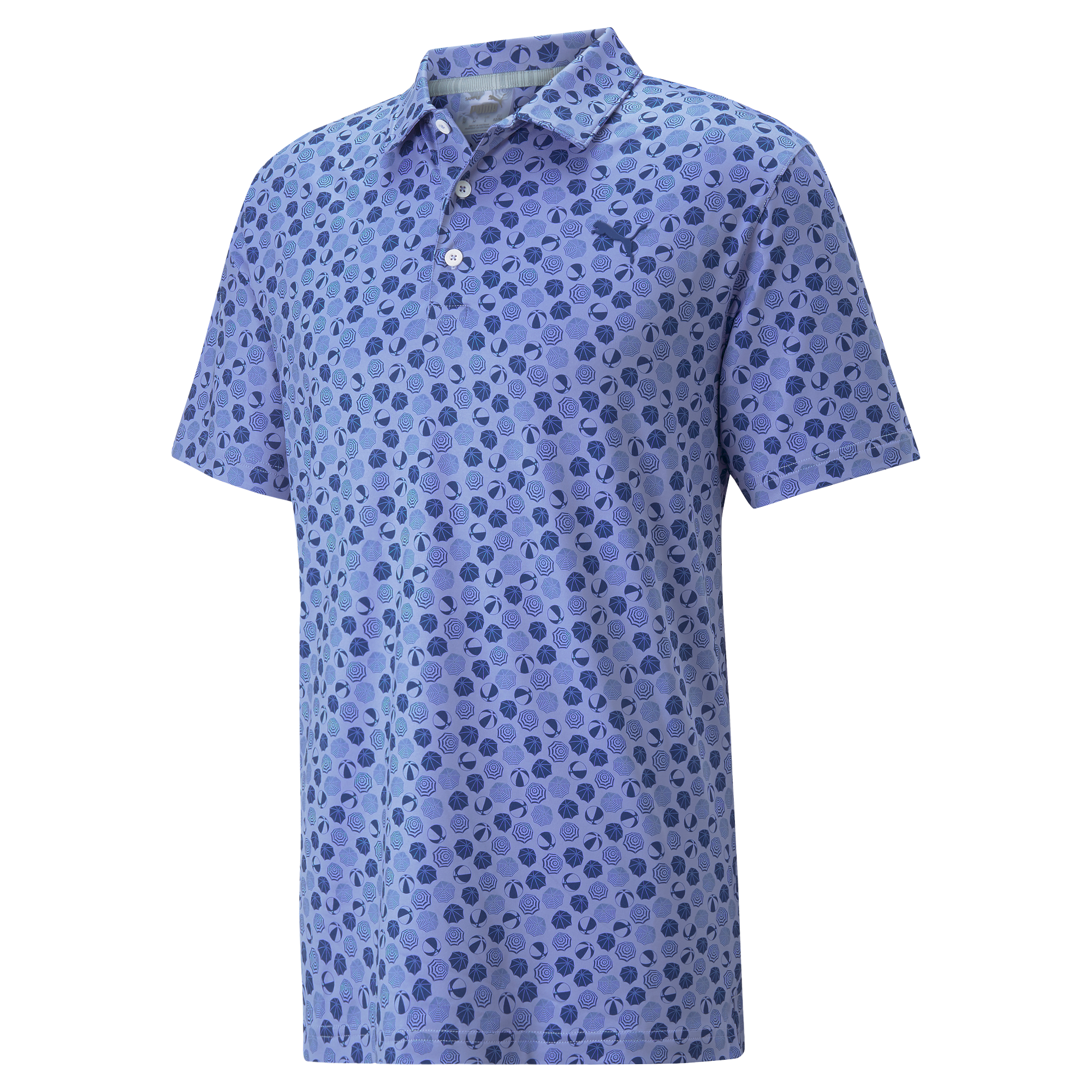 MATTR Beach Trip Men's Short Sleeve Golf Polo Shirt