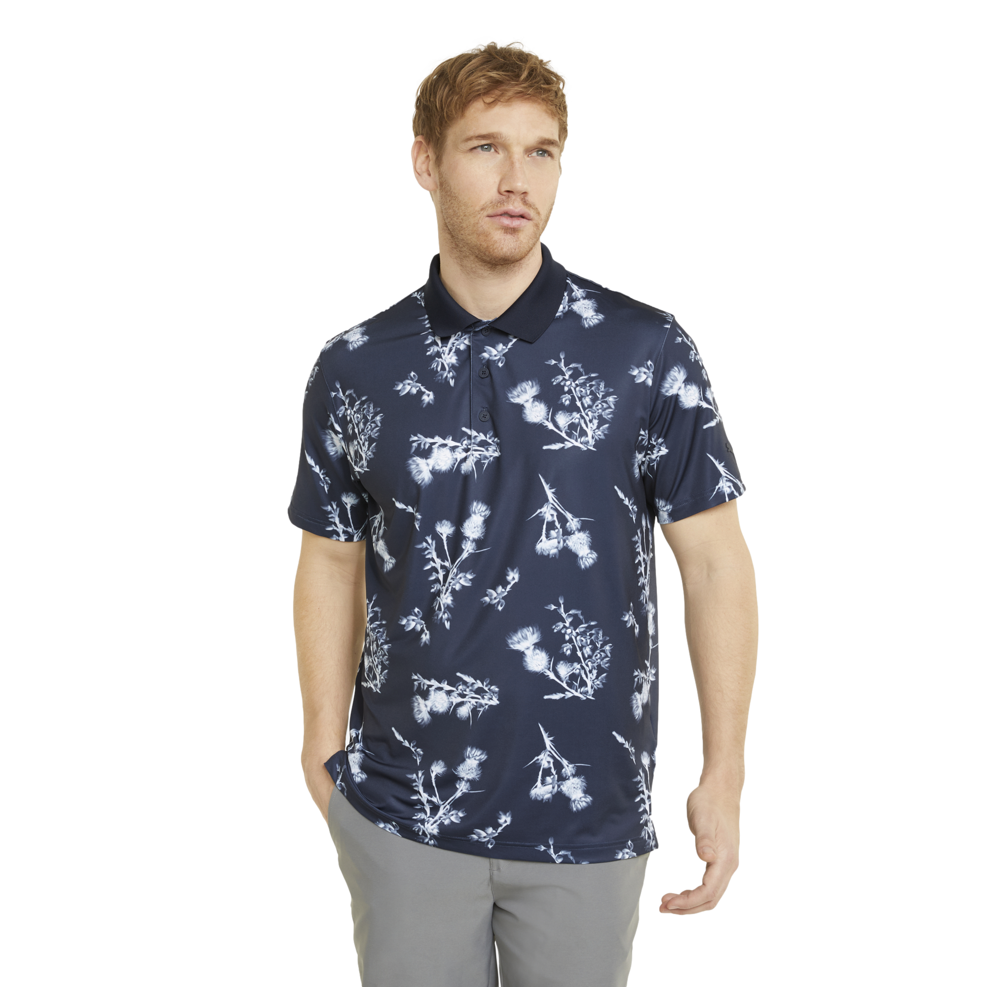MATTR Lowlands Men's Short Sleeve Golf Polo Shirt