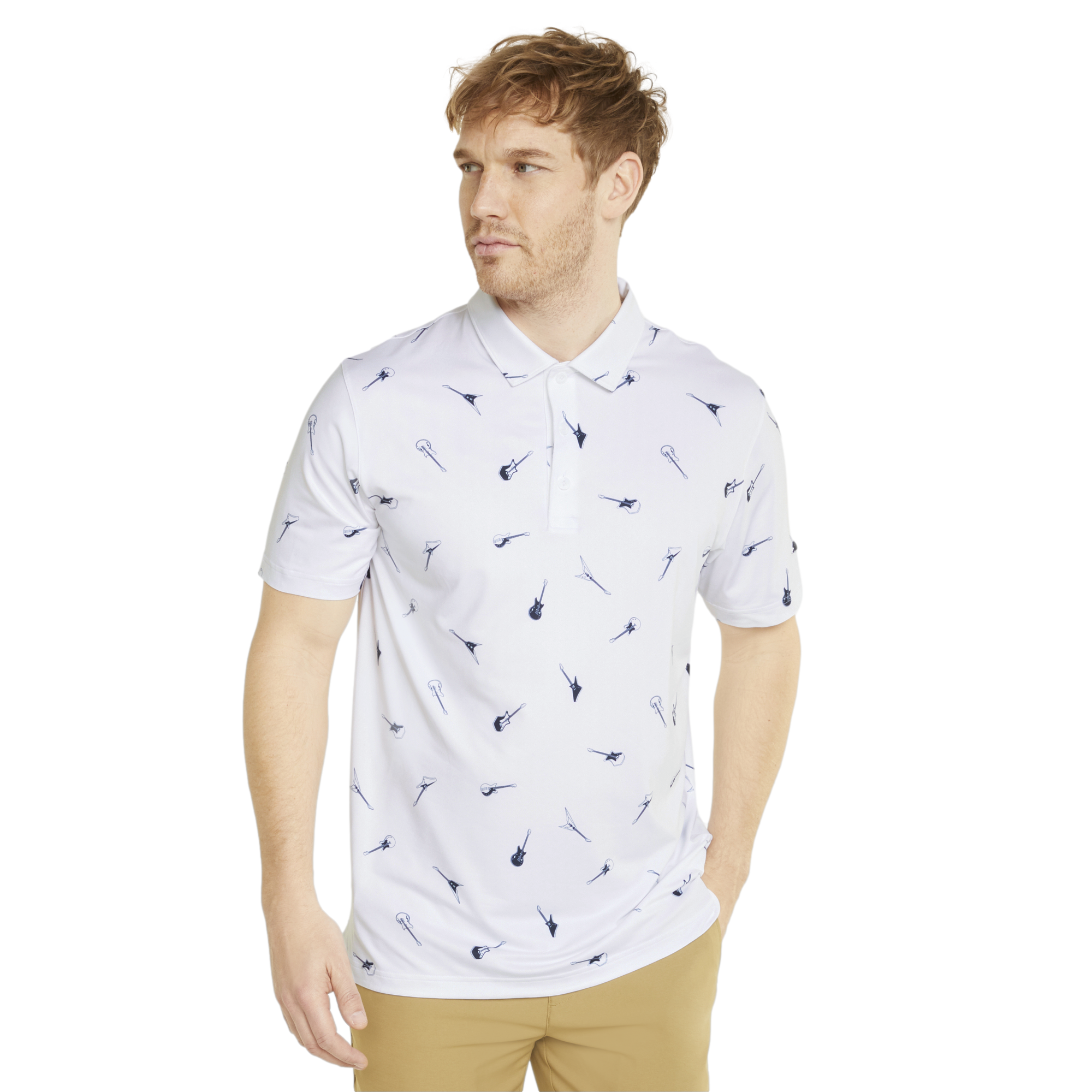 Cloudspun Chords Men's Short Sleeve Golf Polo Shirt