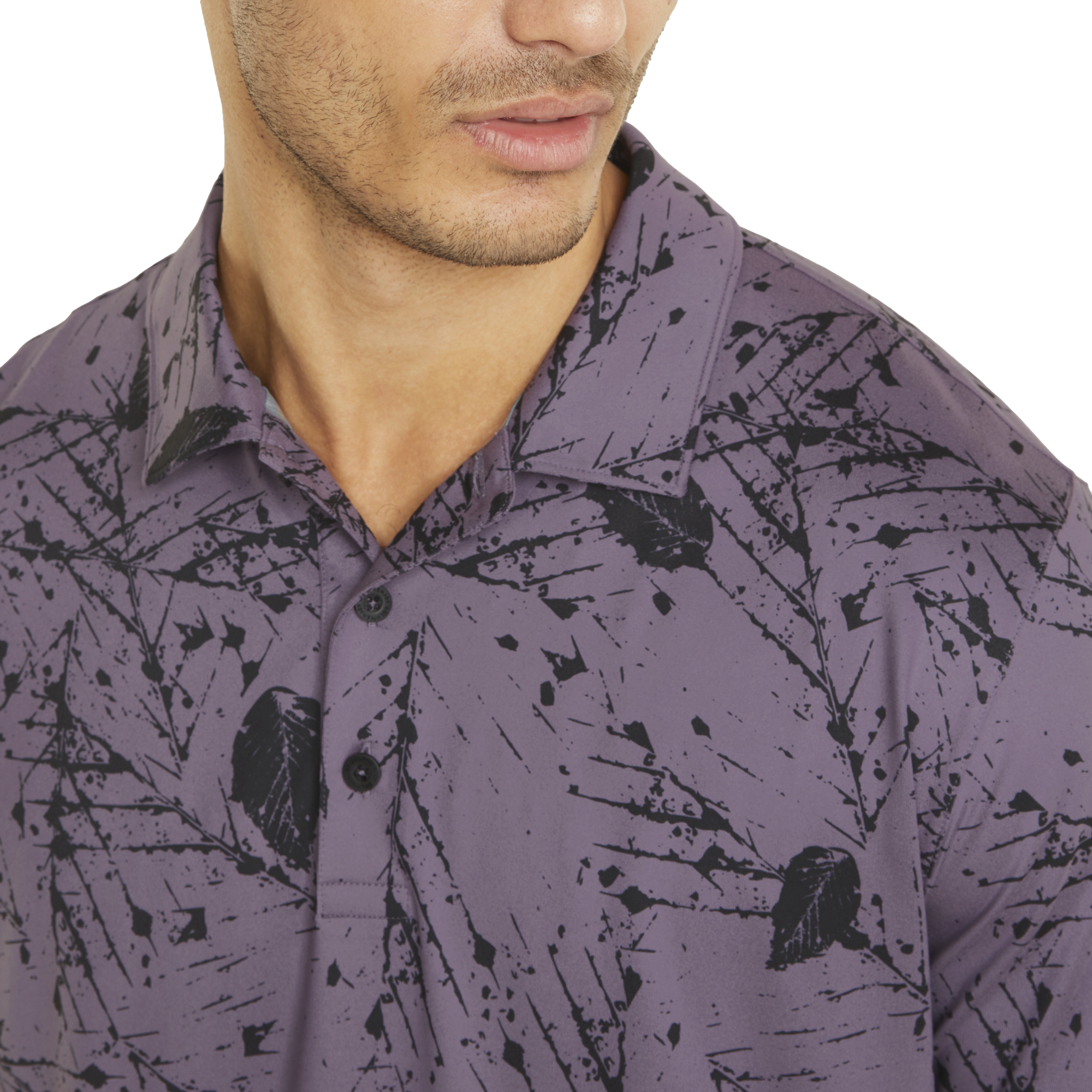 CLOUDSPUN Frequency Men's Short Sleeve Golf Polo Shirt