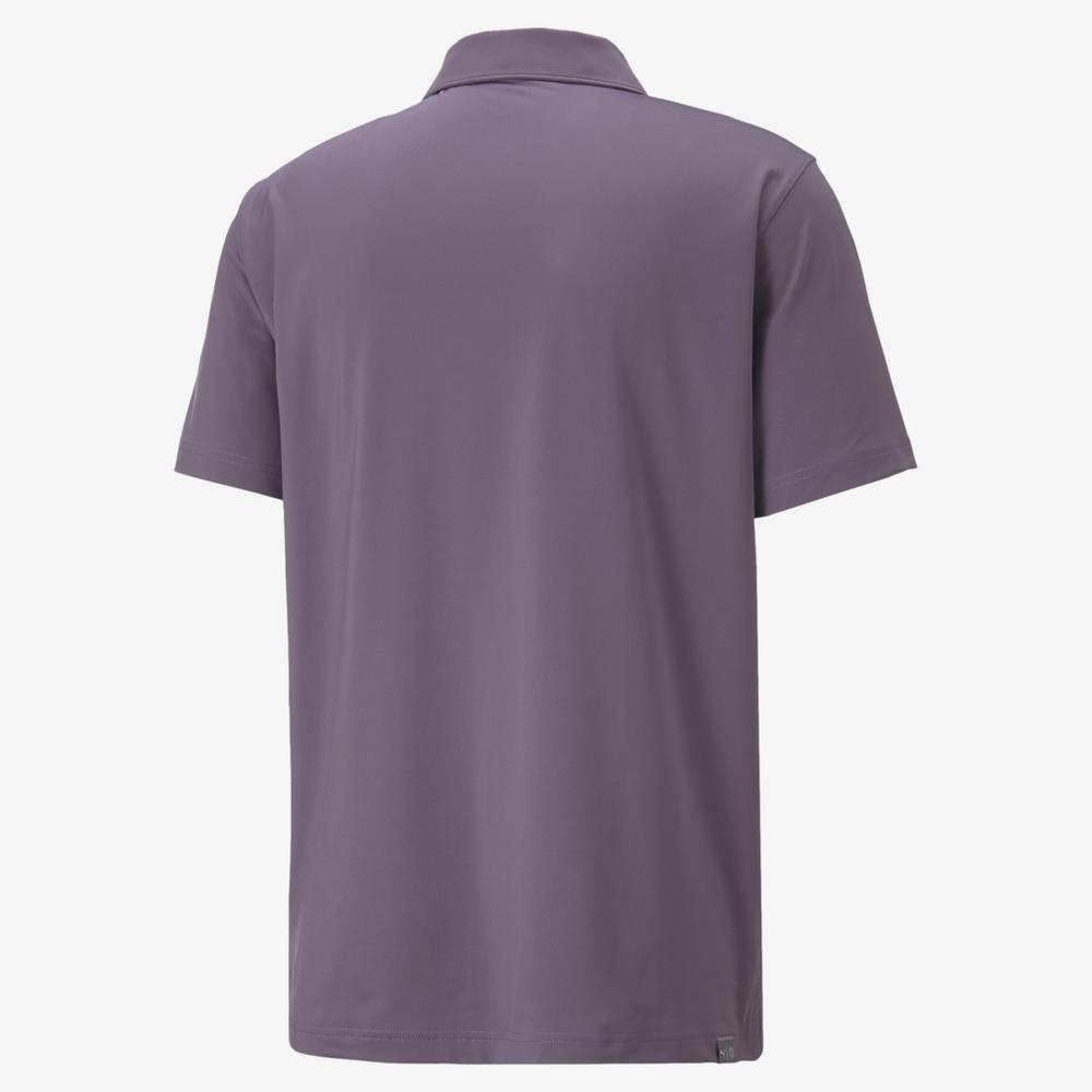 MATTR Canyon Multi Stripe Short Sleeve Polo Shirt