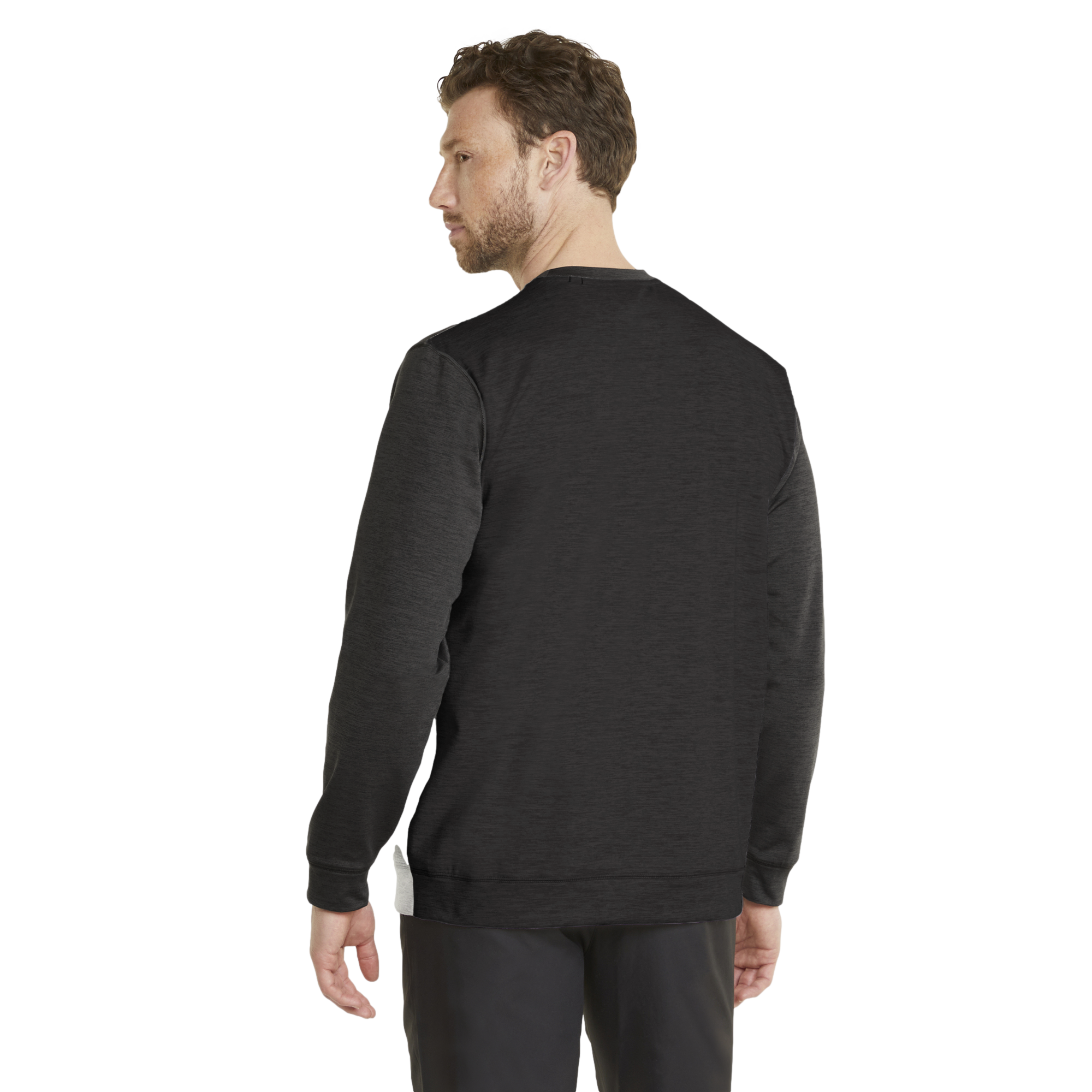 Colorblock Crewneck Men's Golf Sweater