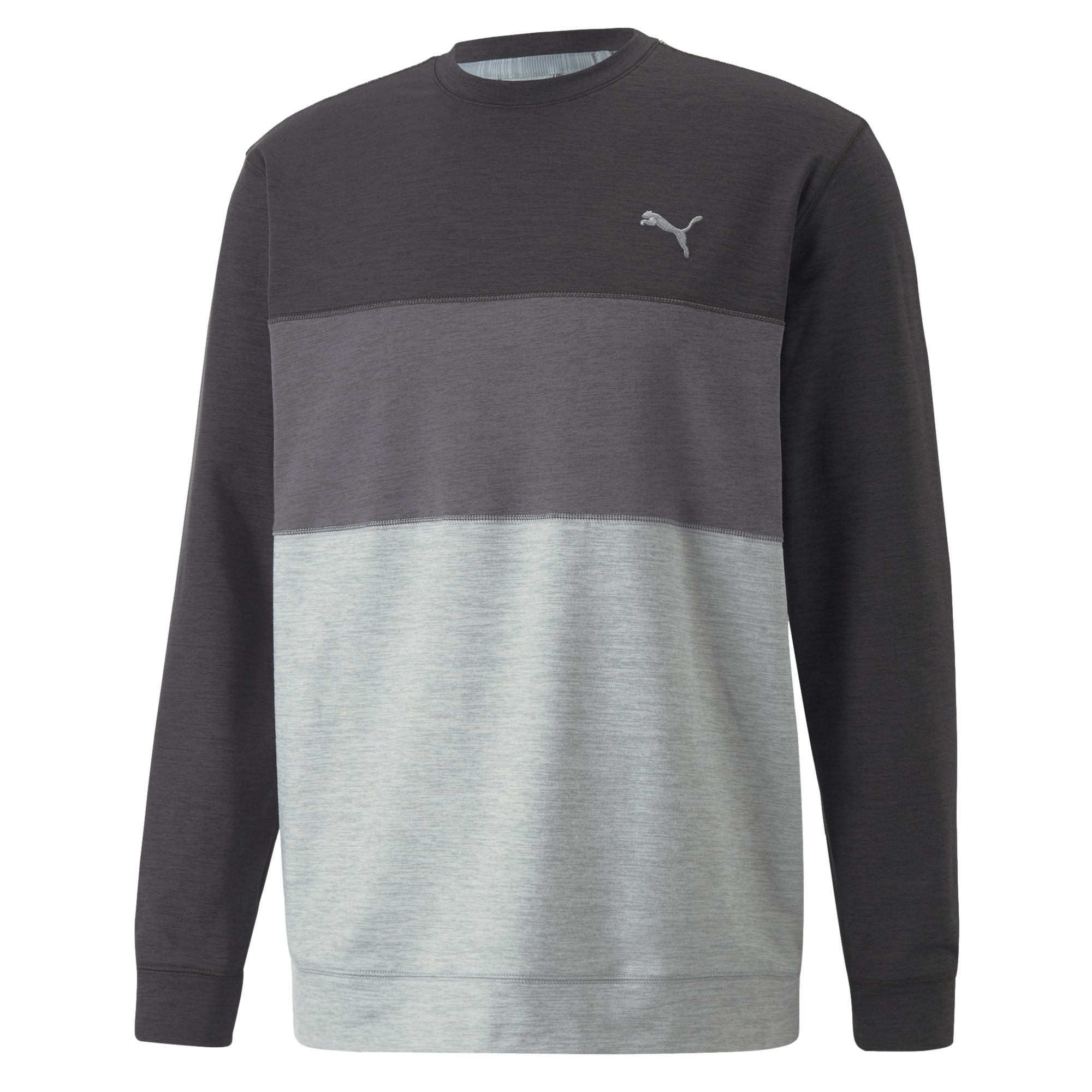 Colorblock Crewneck Men's Golf Sweater