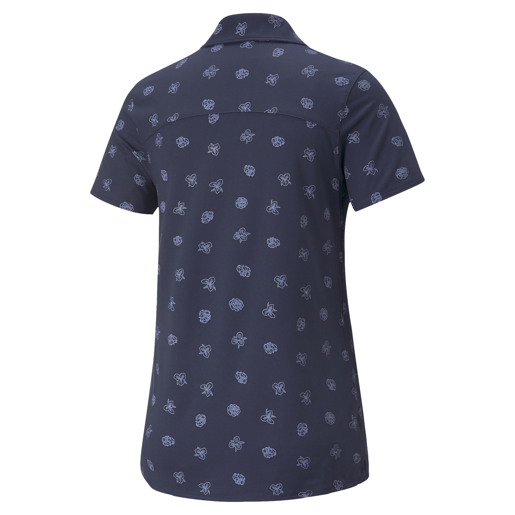 Cloudspun Ditsy Floral Print Polo Women's Short Sleeve Golf Polo Shirt