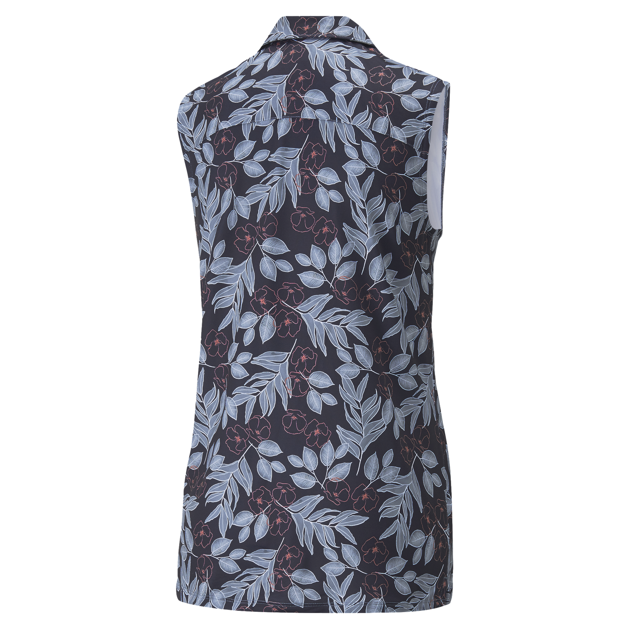 Cloudspun Flora Women's Sleeveless Golf Polo Shirt