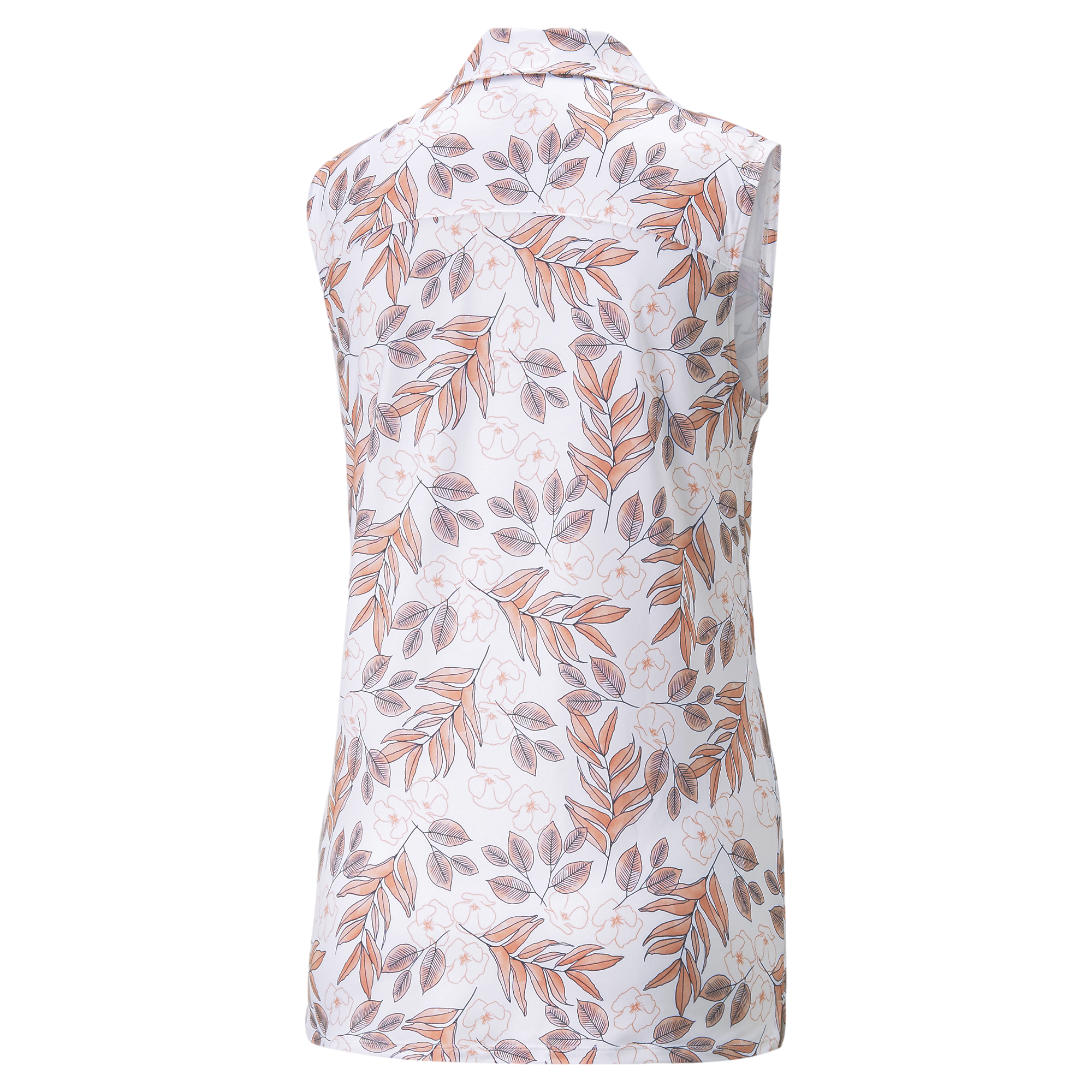 Cloudspun Flora Sleeveless Women's Short Sleeve Golf Polo Shirt