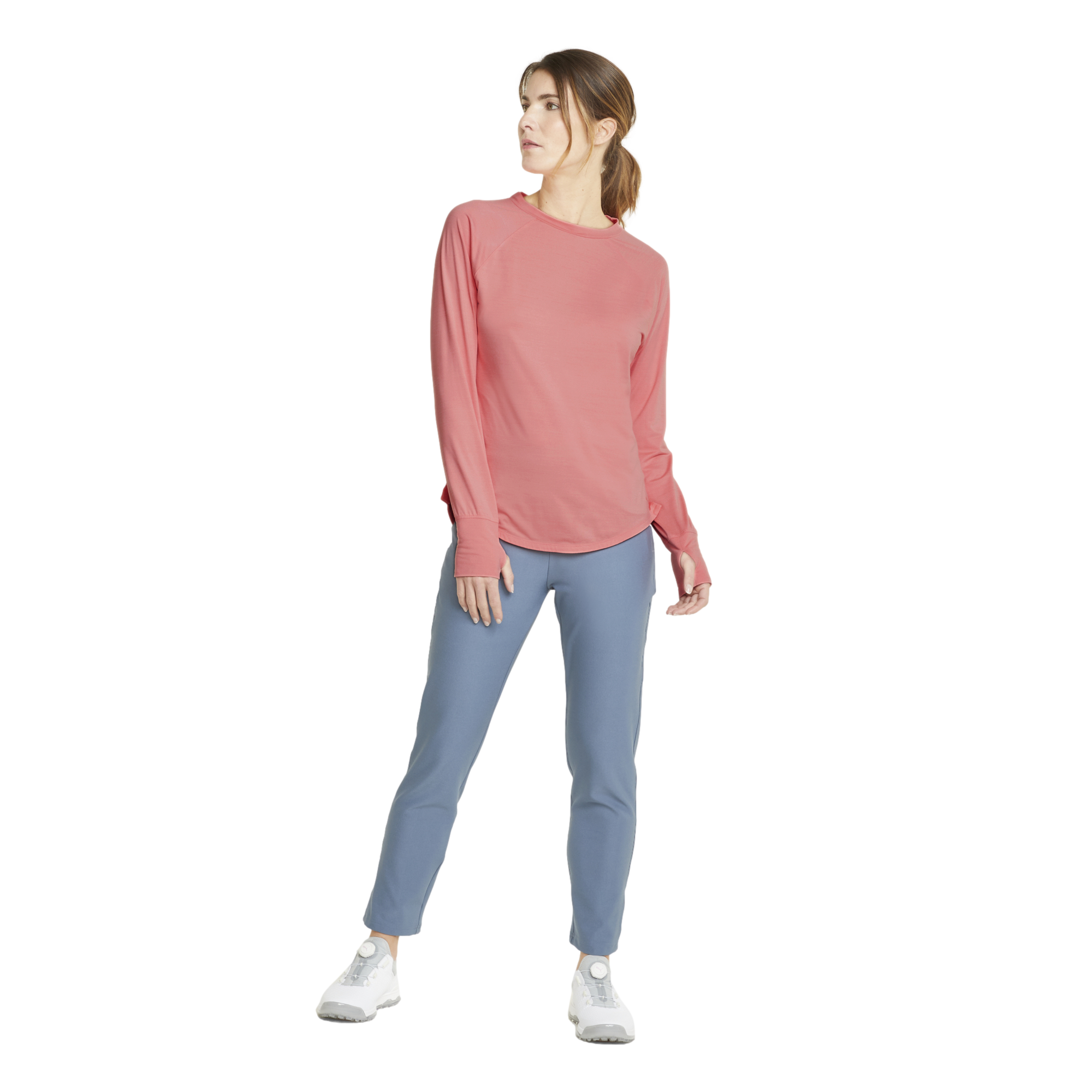 CLOUDSPUN Long Sleeve Polo Shirt