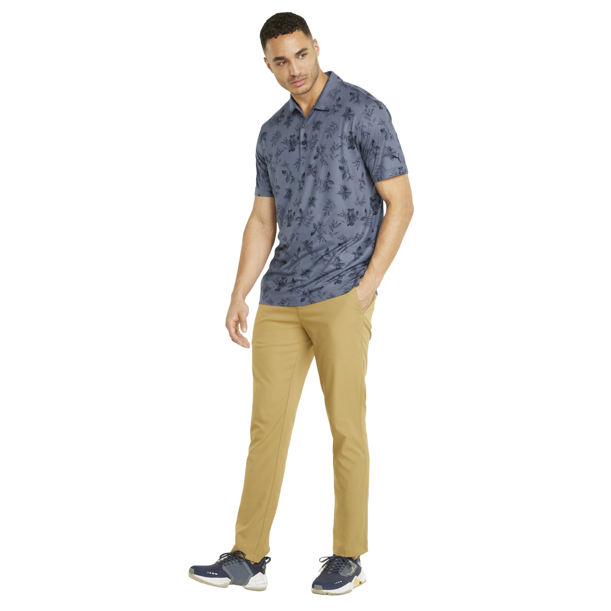 CLOUDSPUN Owl Men's Short Sleeve Golf Polo Shirt