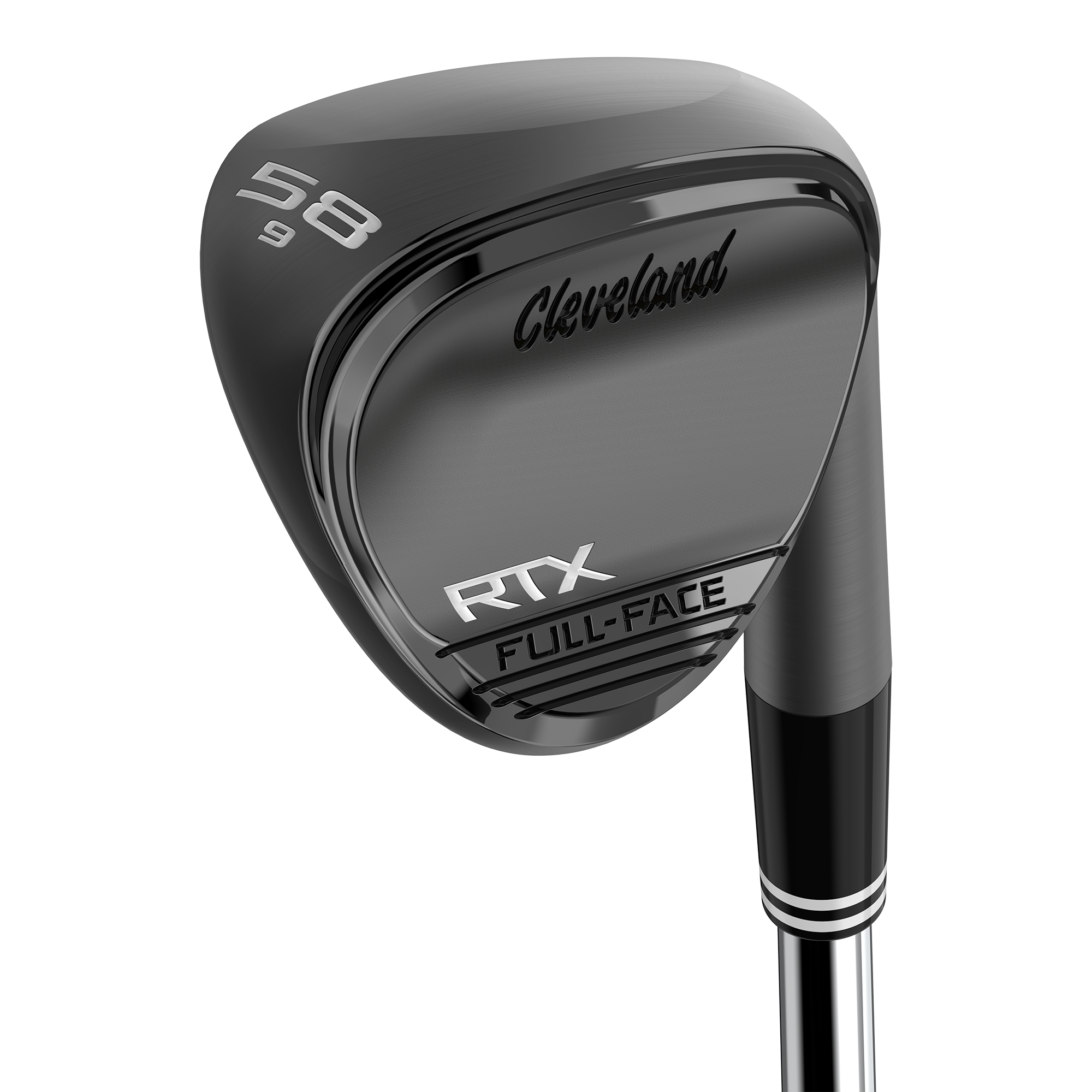 RTX Full-Face Black Satin Wedge