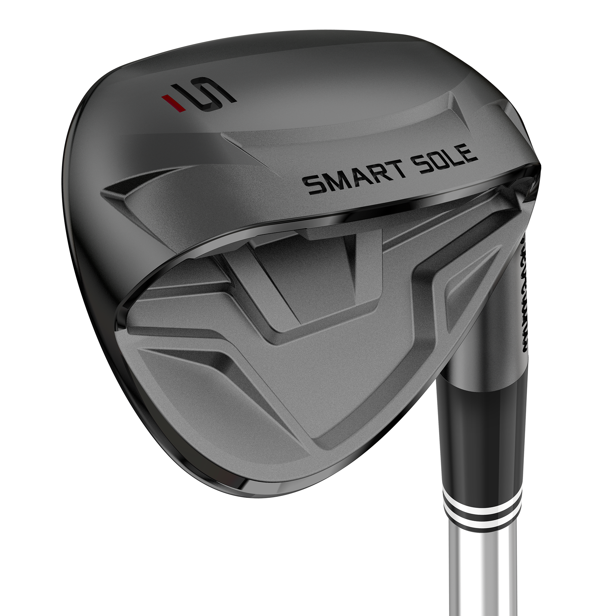 Smart Sole 4 Black Satin Wedge w/ Steel Shafts