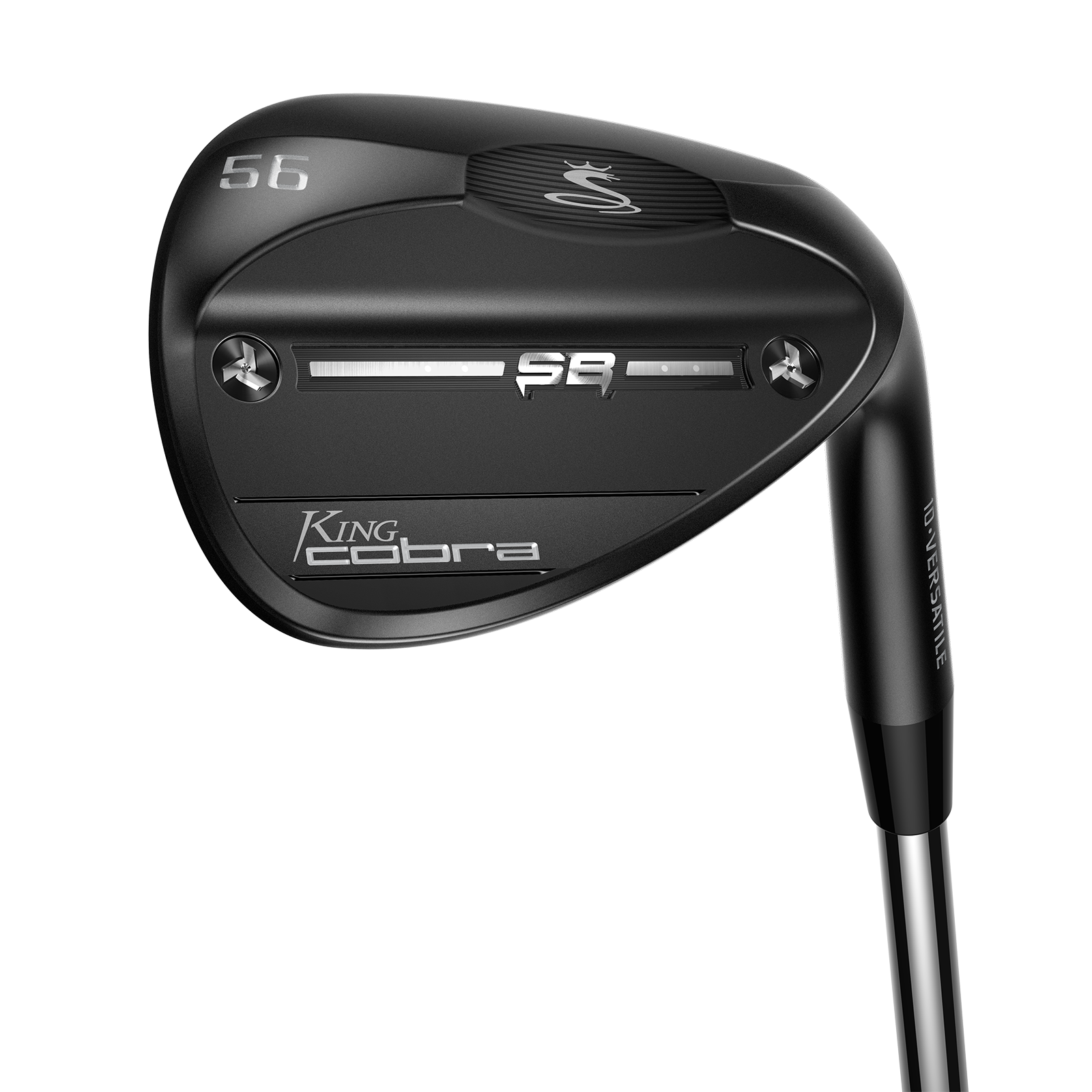 KING COBRA Black Wedge w/ SNAKEBITE Grooves - Versatile Grind
