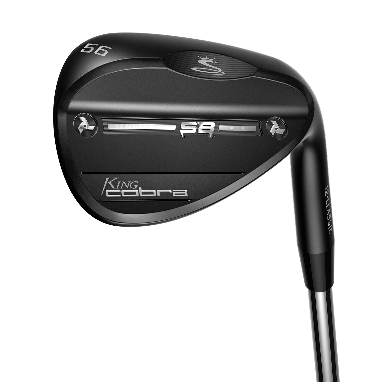 KING COBRA Black Wedge w/ SNAKEBITE Grooves - Classic Grind