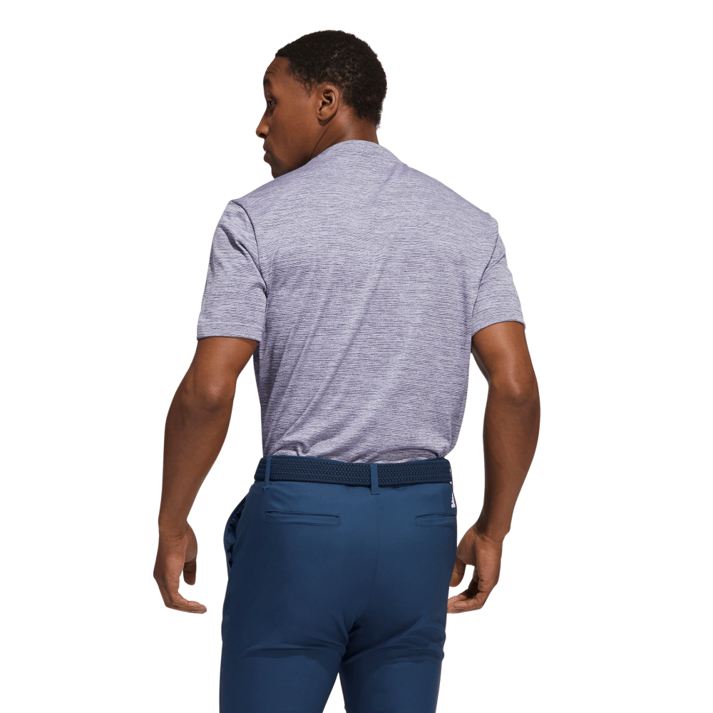 Textured Stripe Men's Short Sleeve Golf Polo Shirt