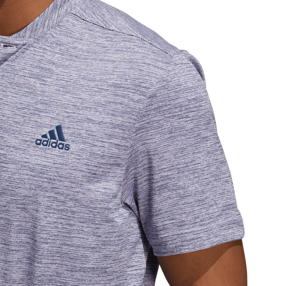 Textured Stripe Men's Short Sleeve Golf Polo Shirt