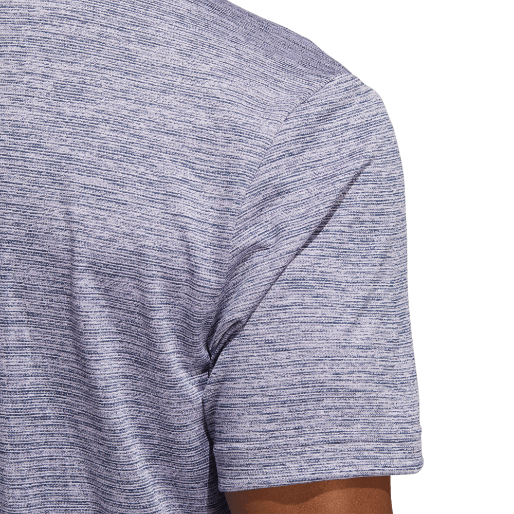 Textured Stripe Men's Short Sleeve Golf Polo Shirt