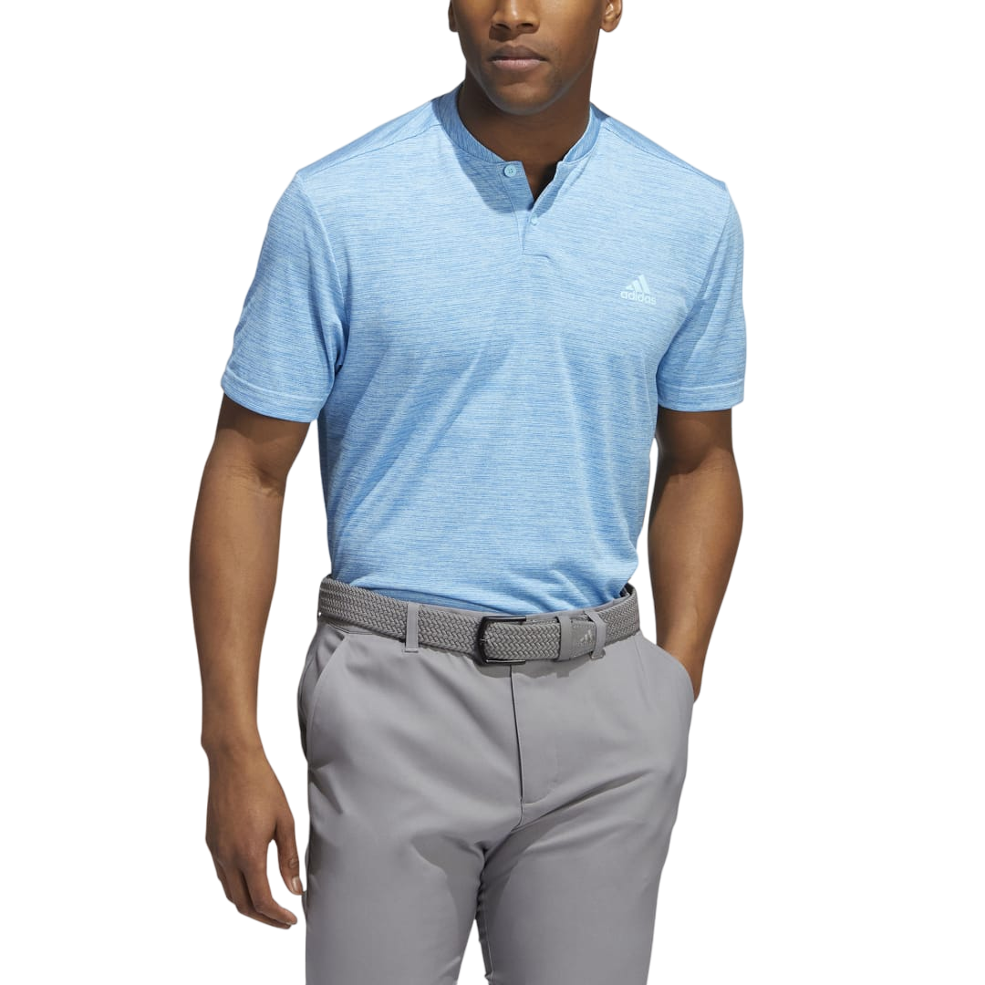 Textured Stripe Men's Short Sleeve Golf Polo Shirt
