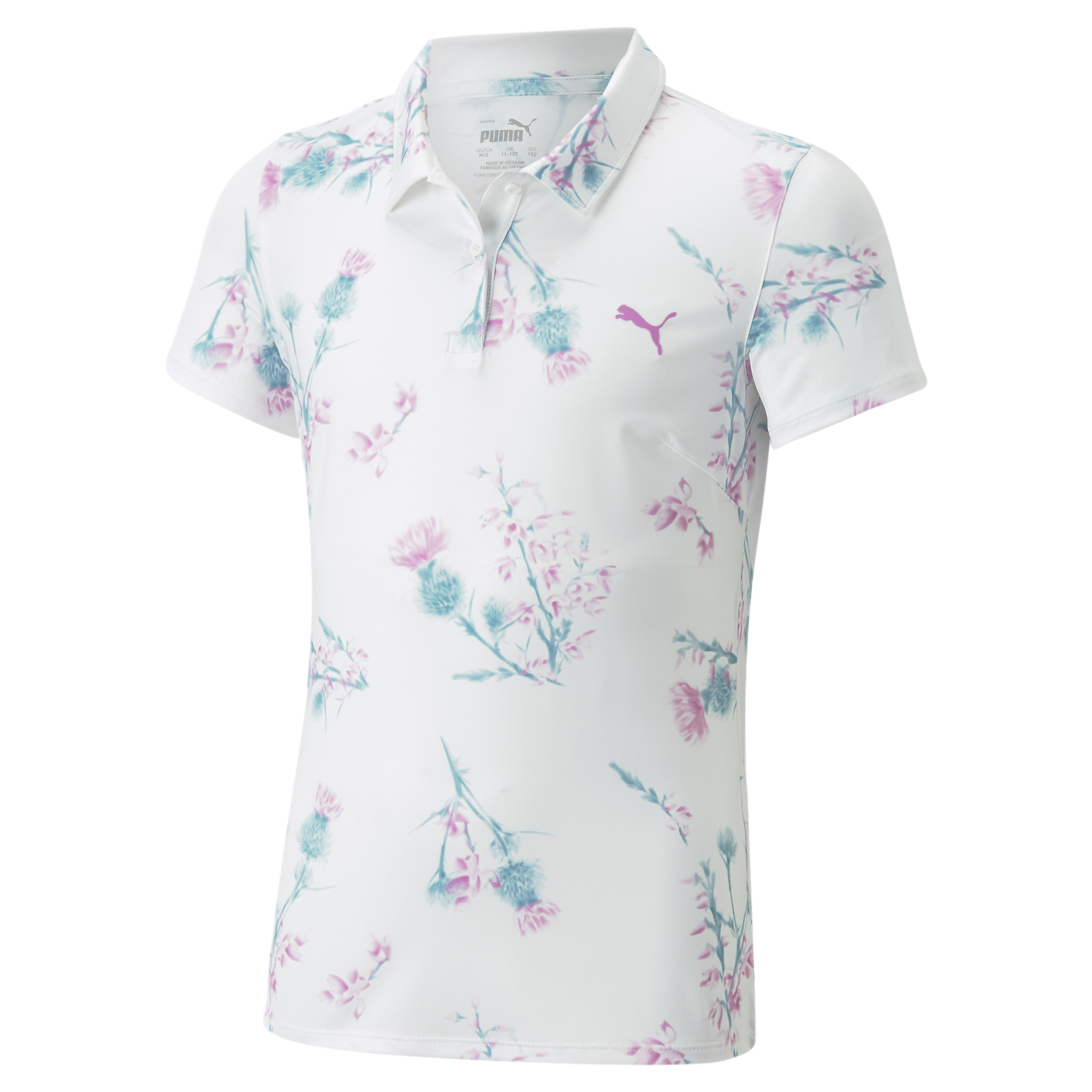 MATTR Lowlands Junior Girls Short Sleeve Polo Shirt