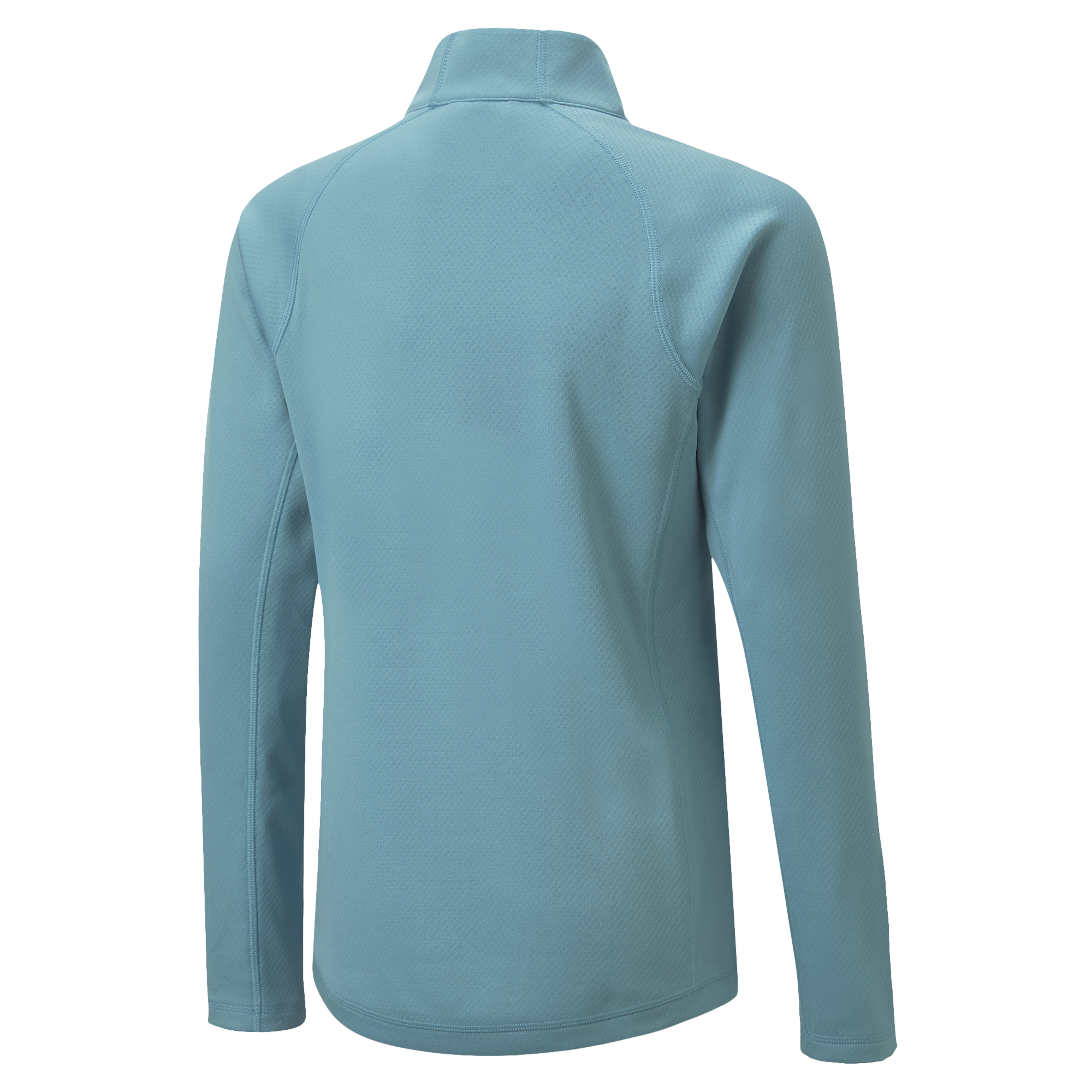 Girls Solid Quarter Zip Pull Over