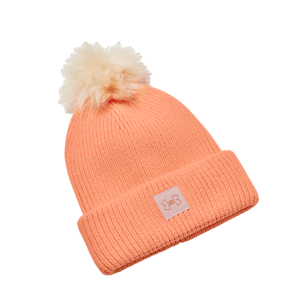 Hats, Under armour ColdGear Infrared Halftime Ribbed Pom Beanie