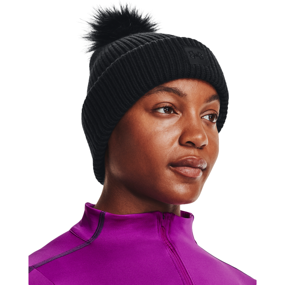 Women's ColdGear® Infrared Halftime Ribbed Pom Beanie