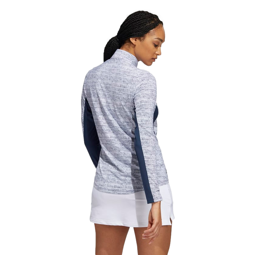 Ultimate 365 Herringbone Long Sleeve Quarter Zip Top