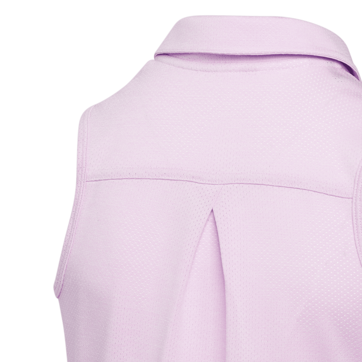 Girls Sleeveless Solid Polo Shirt