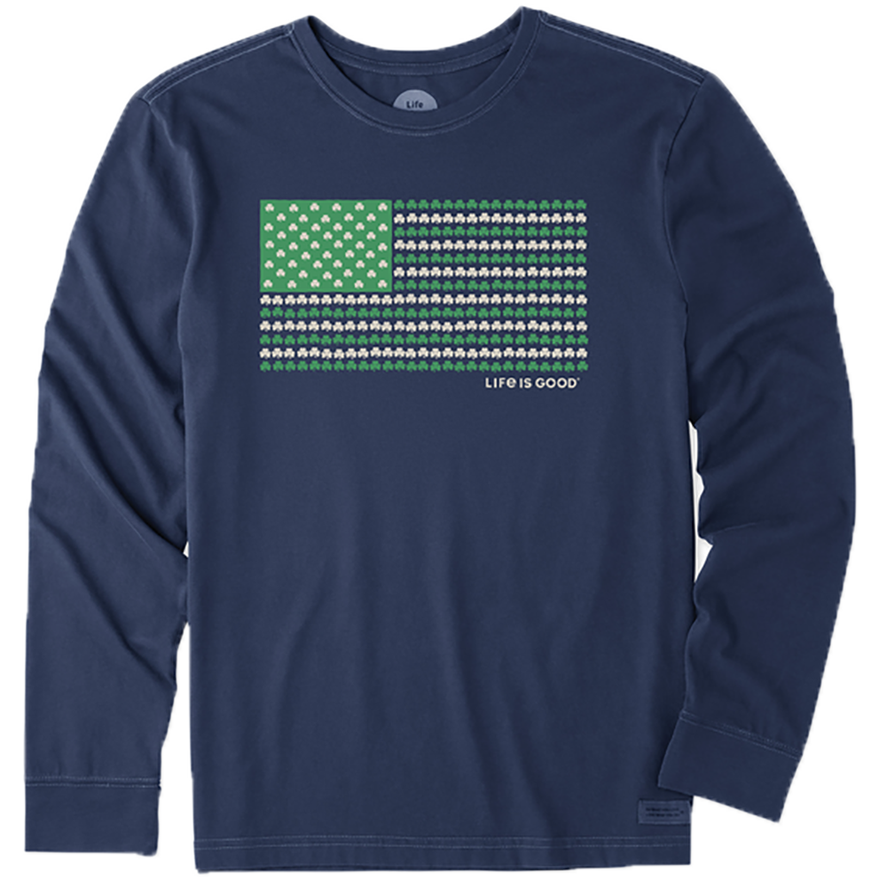 SHAMROCK FLAG LONG SLEEVE CRUSHER TEE