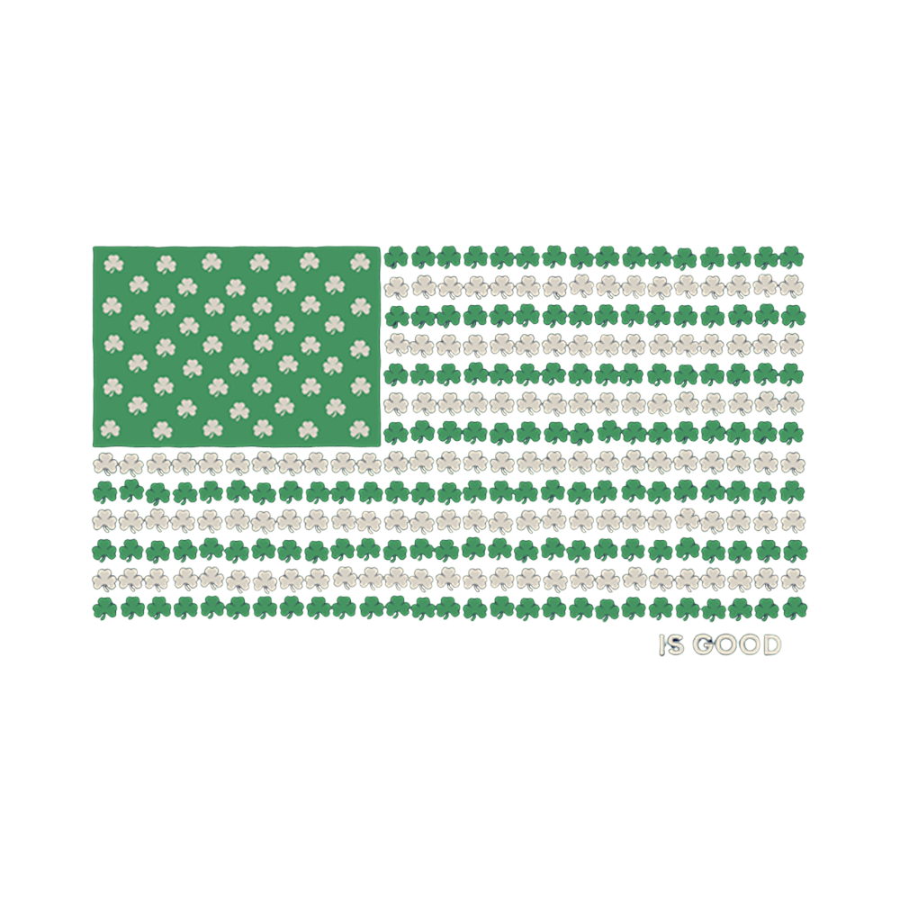 SHAMROCK FLAG LONG SLEEVE CRUSHER TEE