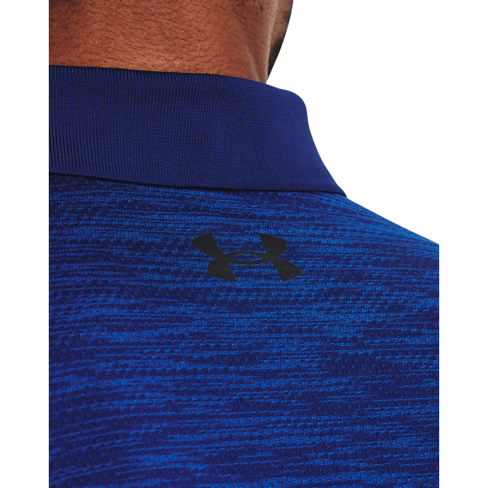 UA Performance 2.0 Textured Men's Long Sleeve Golf Polo Shirt