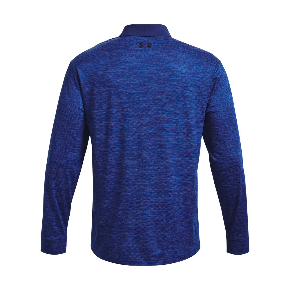 UA Performance 2.0 Textured Men's Long Sleeve Golf Polo Shirt