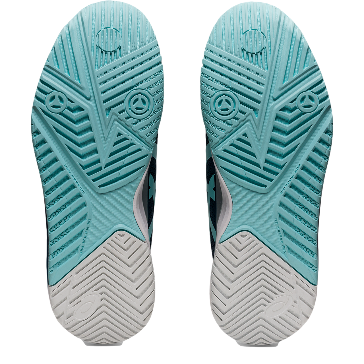 Asics GEL RESOLUTION Women's Tennis Shoes Aqua/Navy PGA TOUR