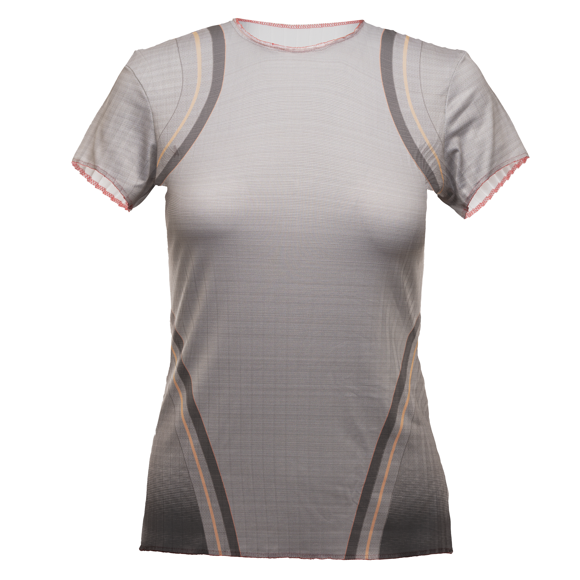 Pleated Short Sleeve Crew Neck Top