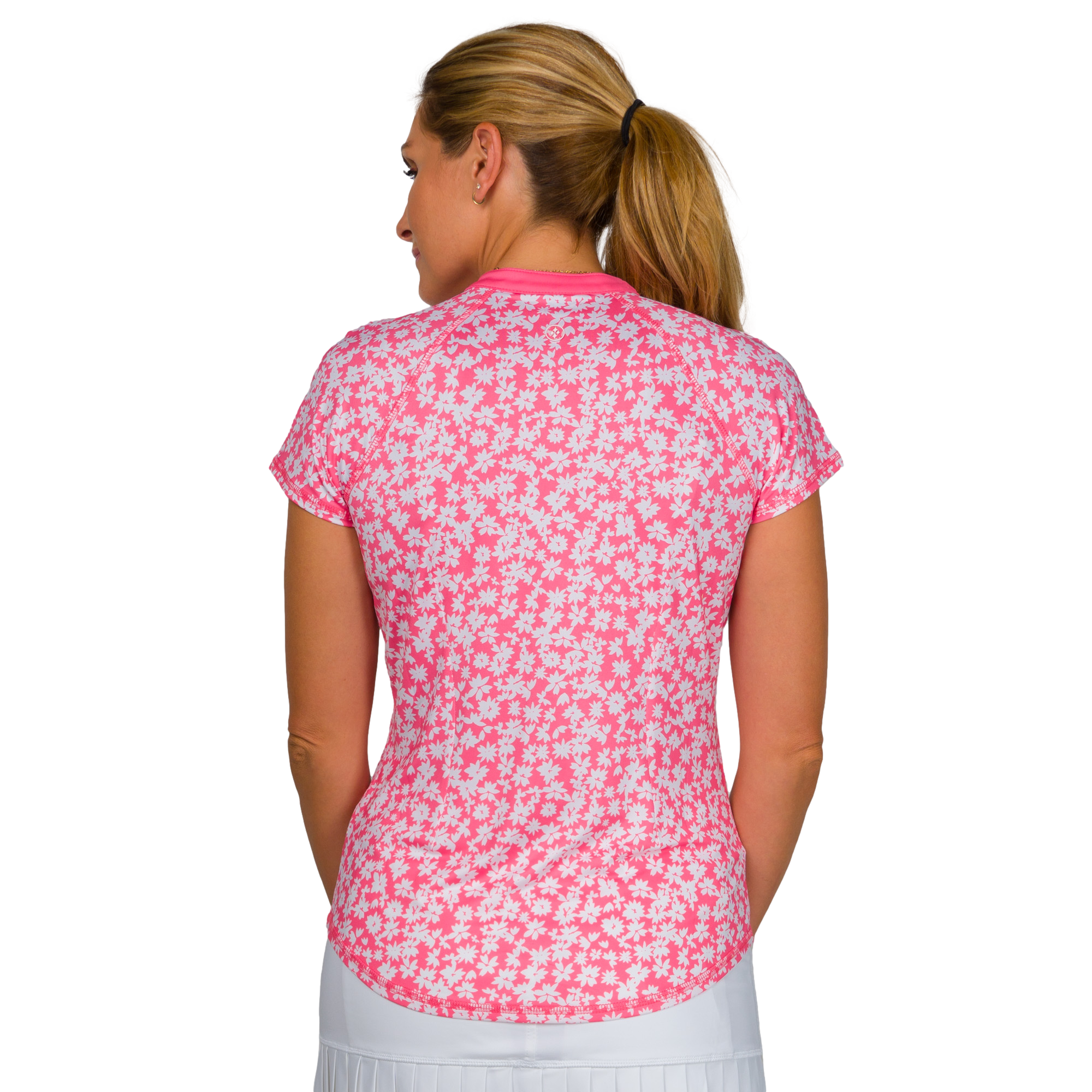 Aloha Diamond Sun Women's Short Sleeve Golf Shirt
