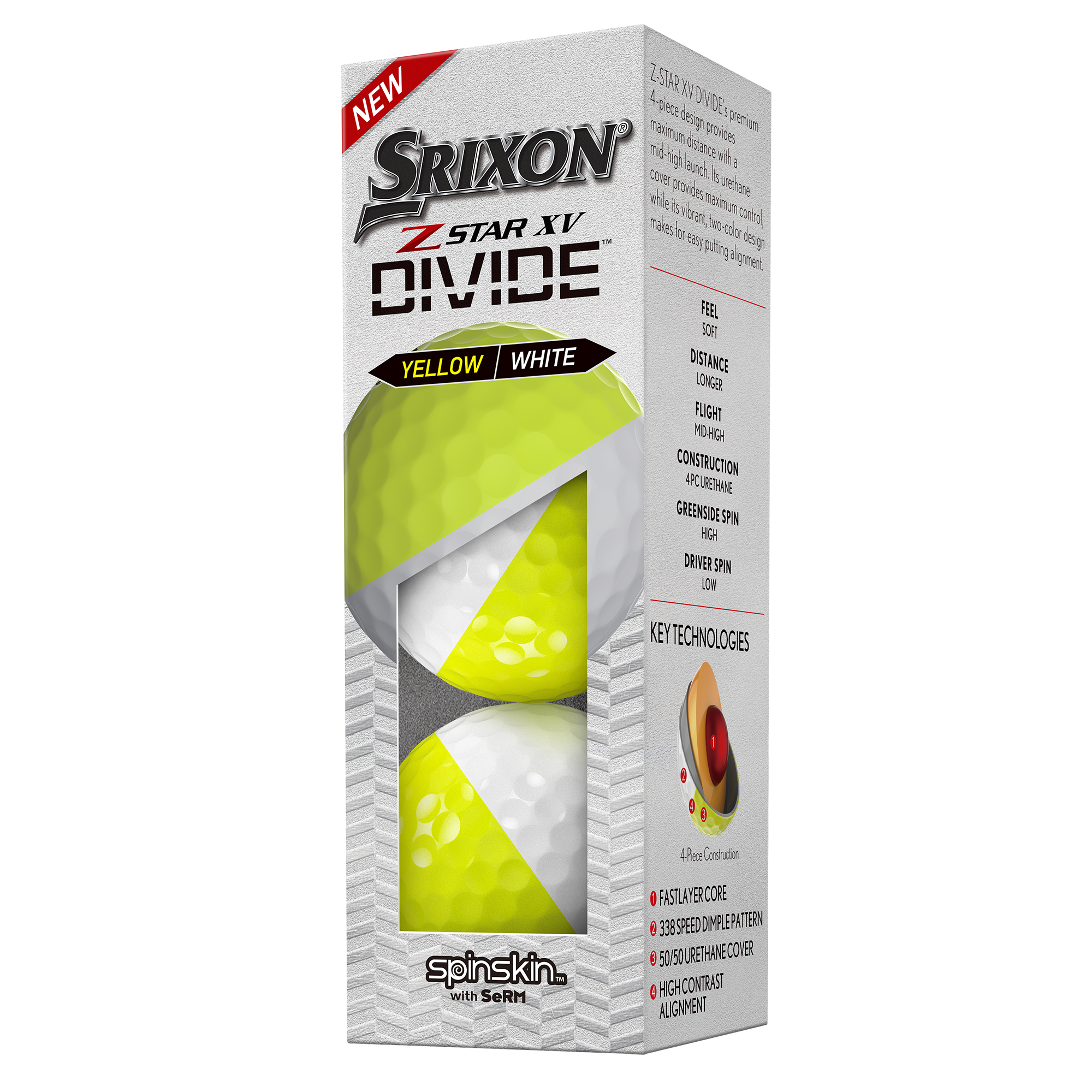 Z-STAR XV DIVIDE Golf Balls
