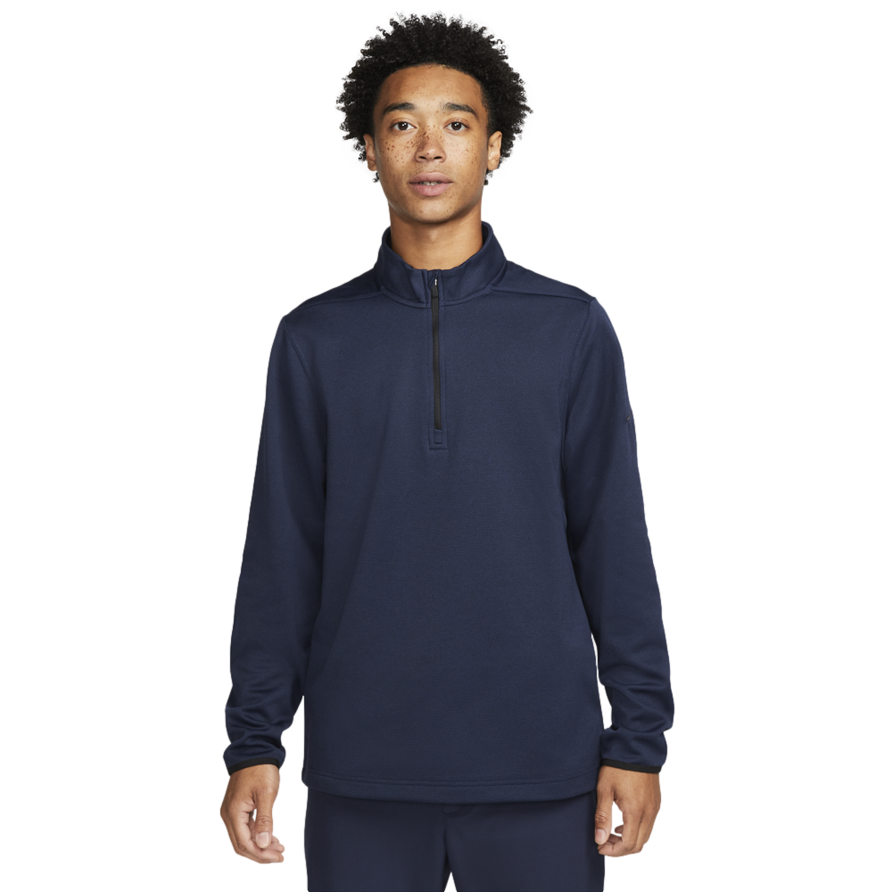 Nike Therma-FIT Victory Quarter-Zip Golf Top, Navy, S