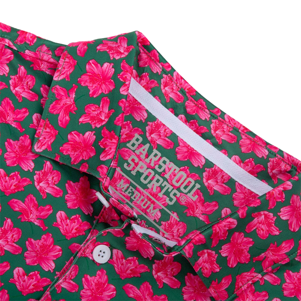 Barstool Golf Flowers Printed Polo