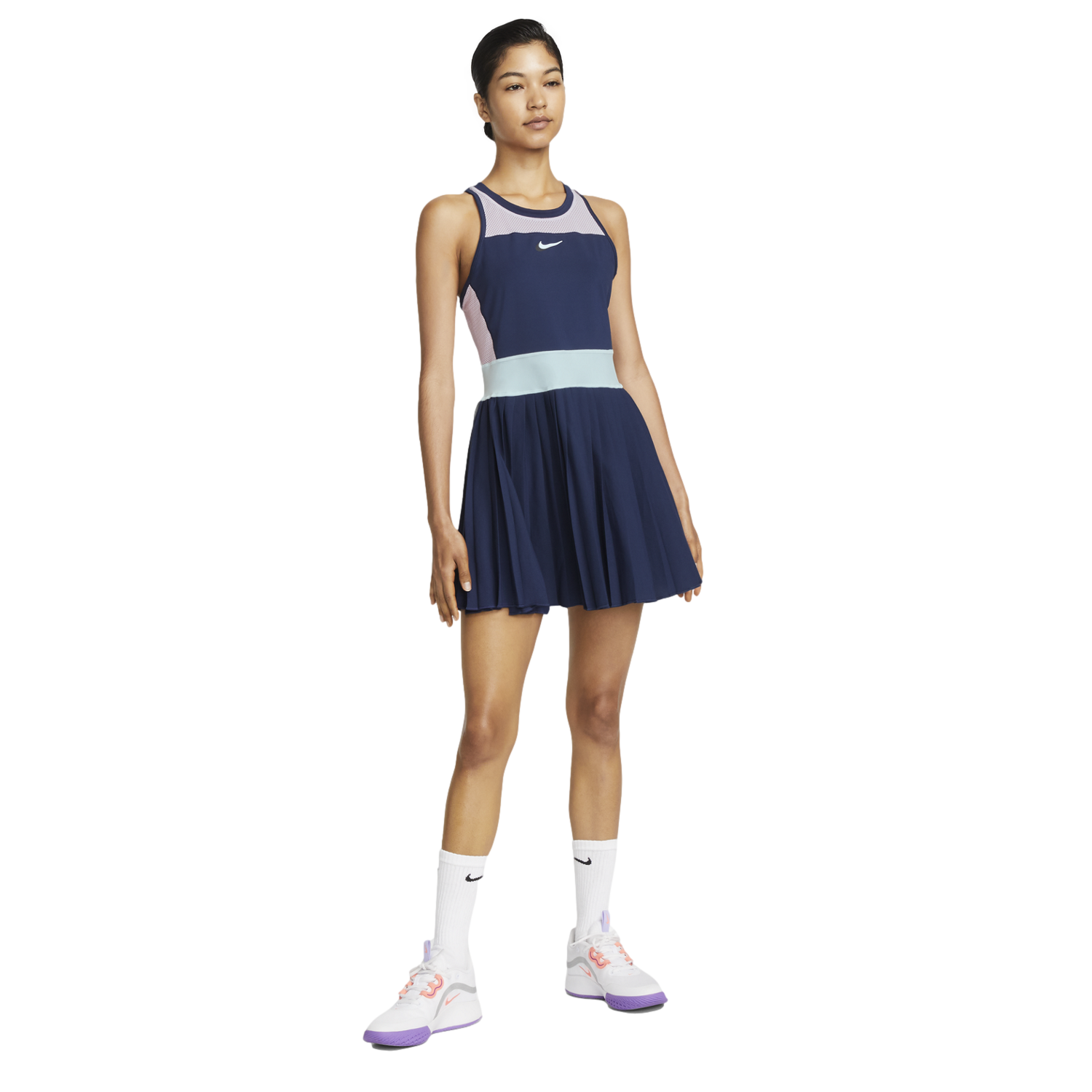 NikeCourt Dri-FIT Slam Colorblock Women's Tennis Dress