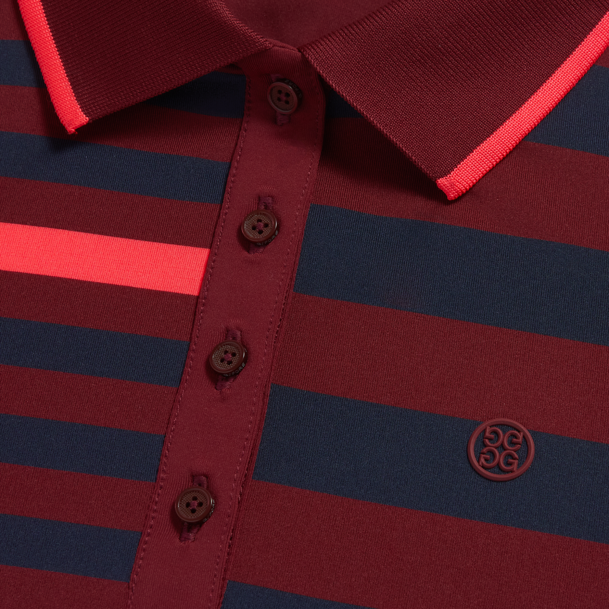 Bold Stripe Women's Short Sleeve Golf Polo Shirt