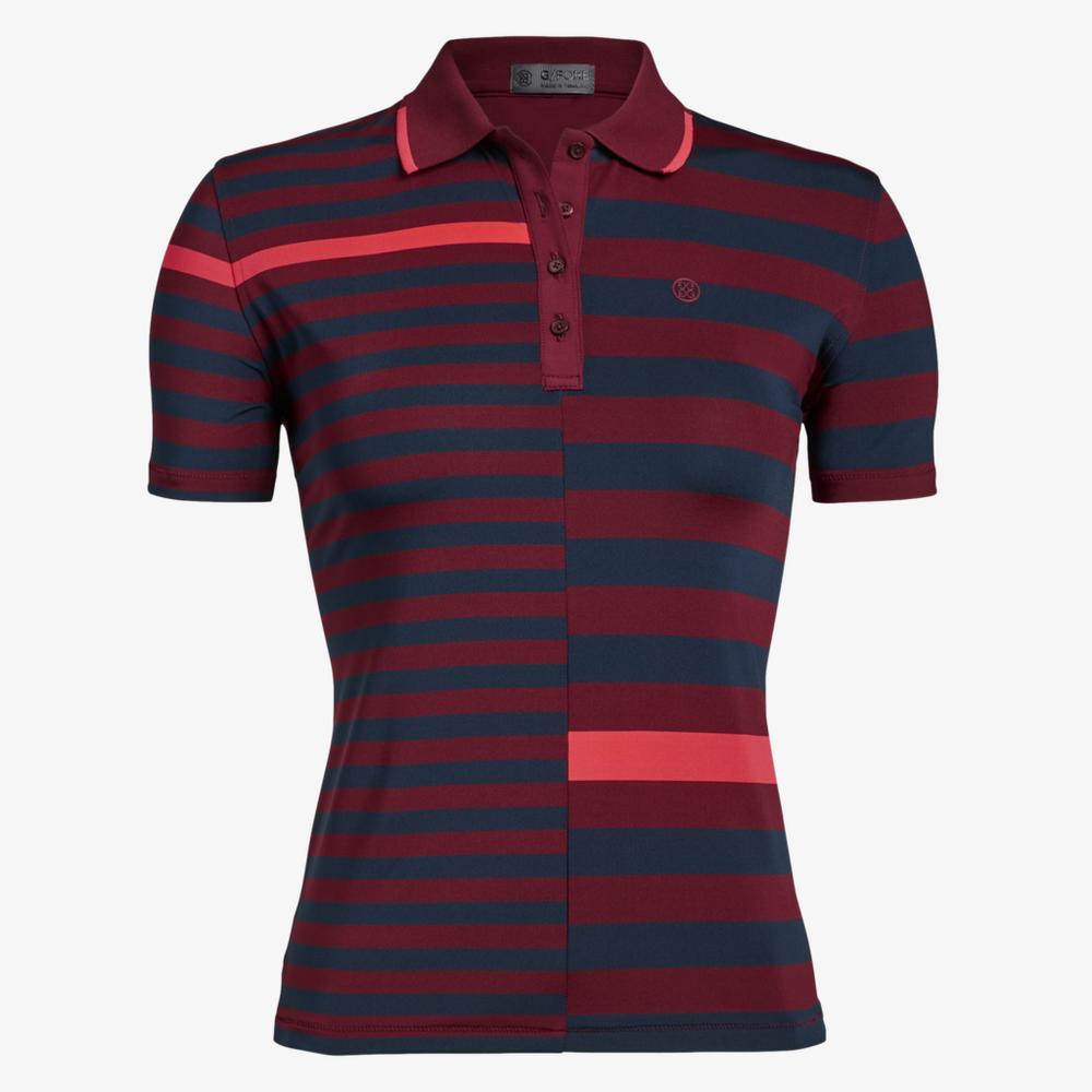 Bold Stripe Short Sleeve Polo Shirt