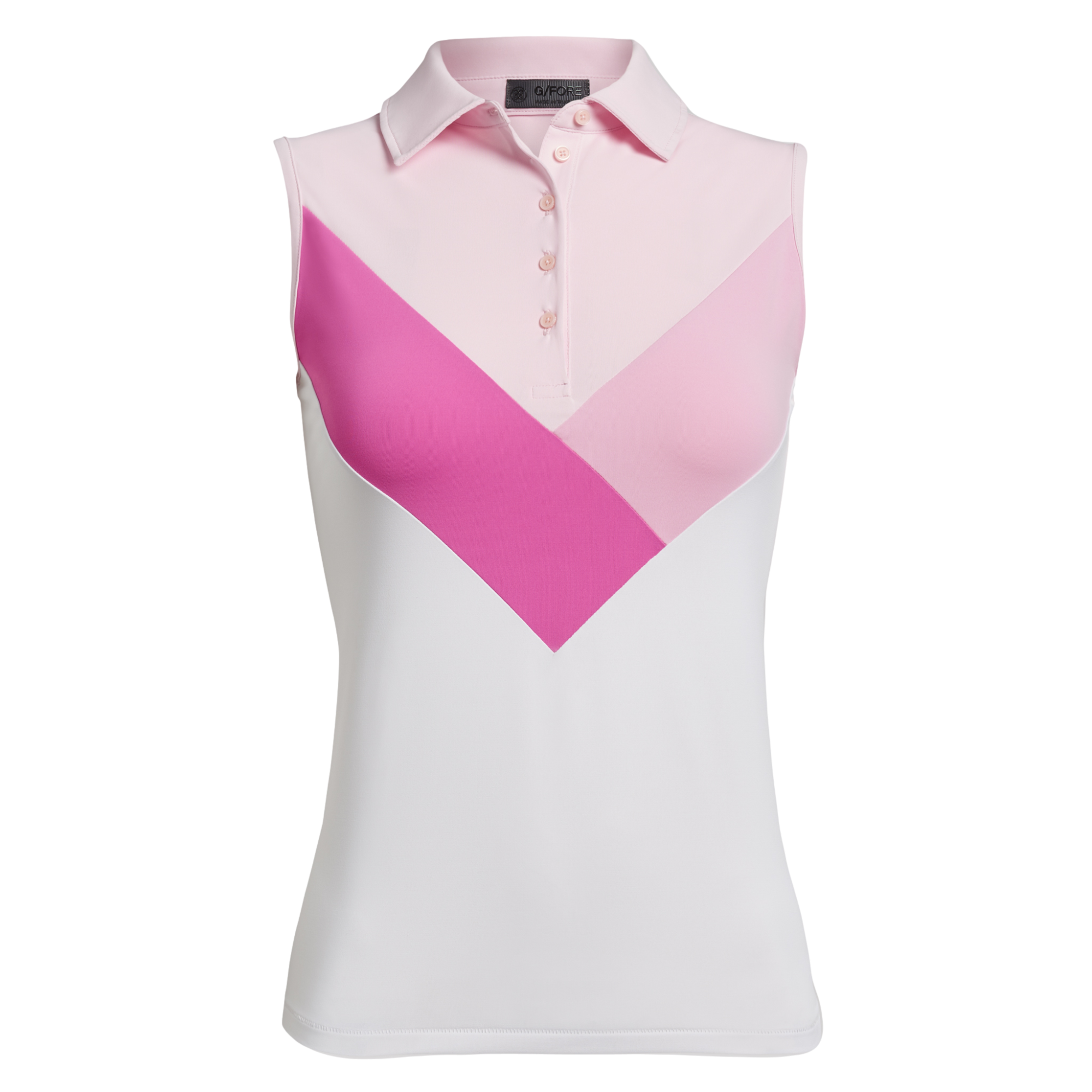 Multi V Stretch Tech Jersey Women's Sleeveless Golf Polo Shirt